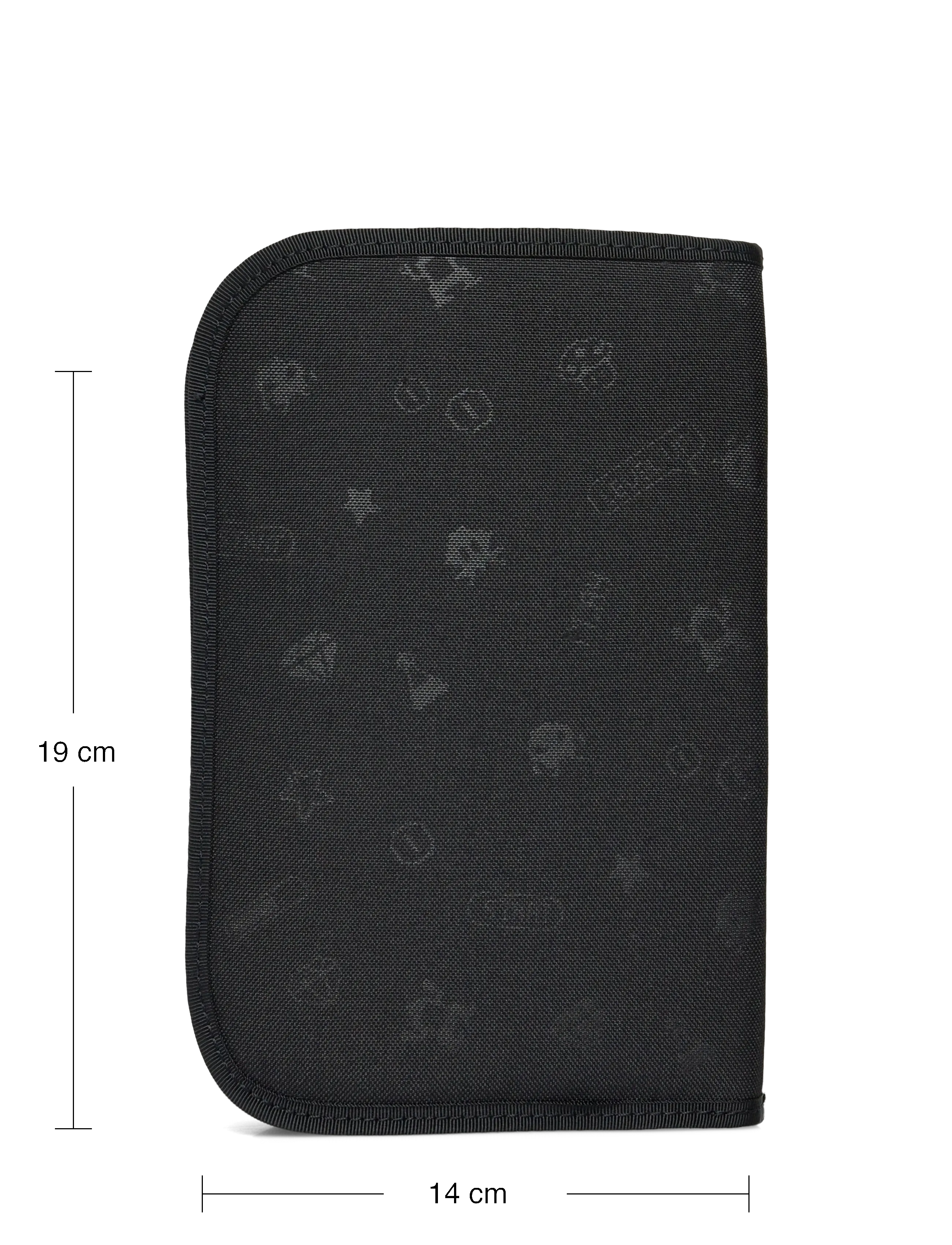 Beckmann Norway - Single section pencil case with content, Pixel - pennfodral - black - 4
