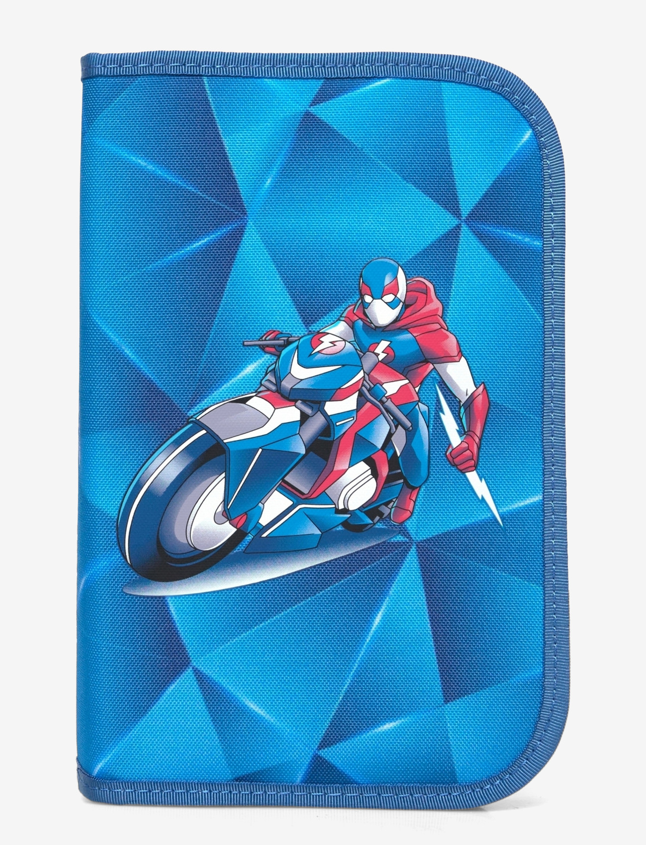 Beckmann Norway - Single section pencil case with content, Blue Lightning - federmäppchen - blue - 0