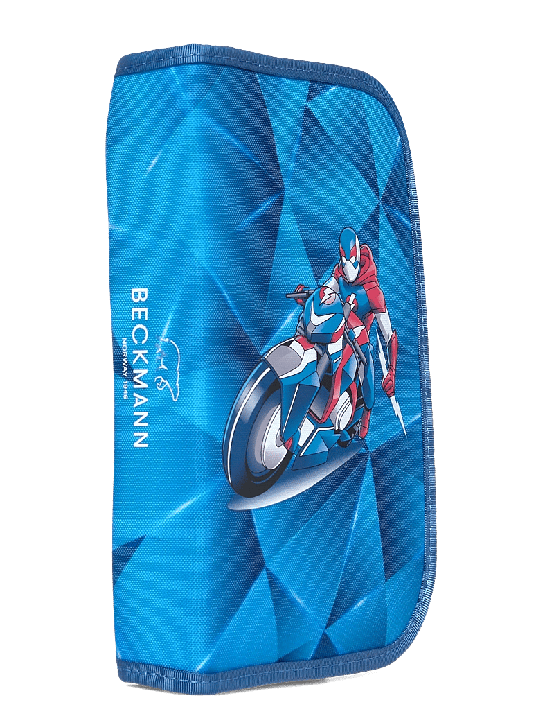 Beckmann Norway - Single section pencil case with content, Blue Lightning - federmäppchen - blue - 2