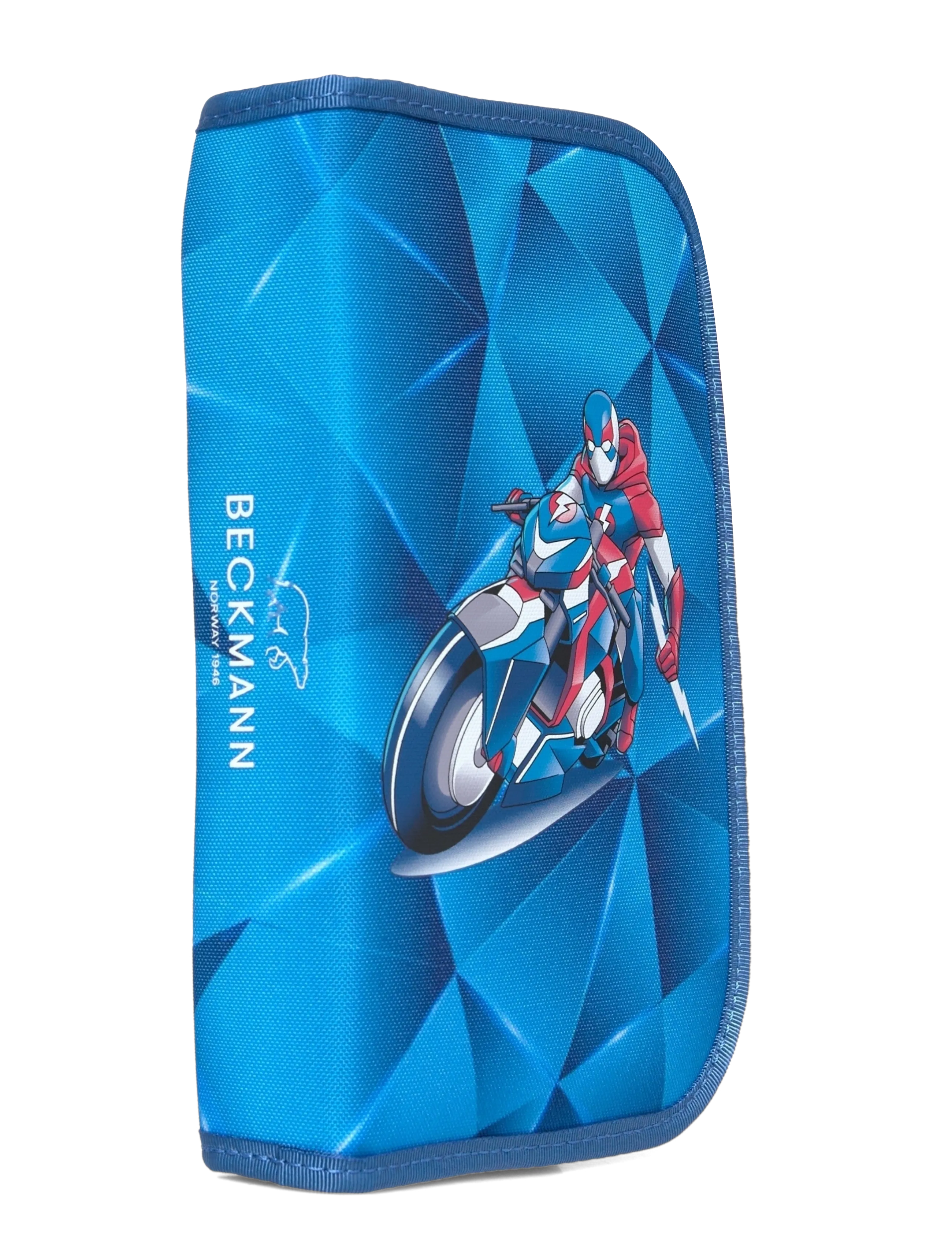 Beckmann Norway - Single section pencil case with content, Blue Lightning - federmäppchen - blue - 2