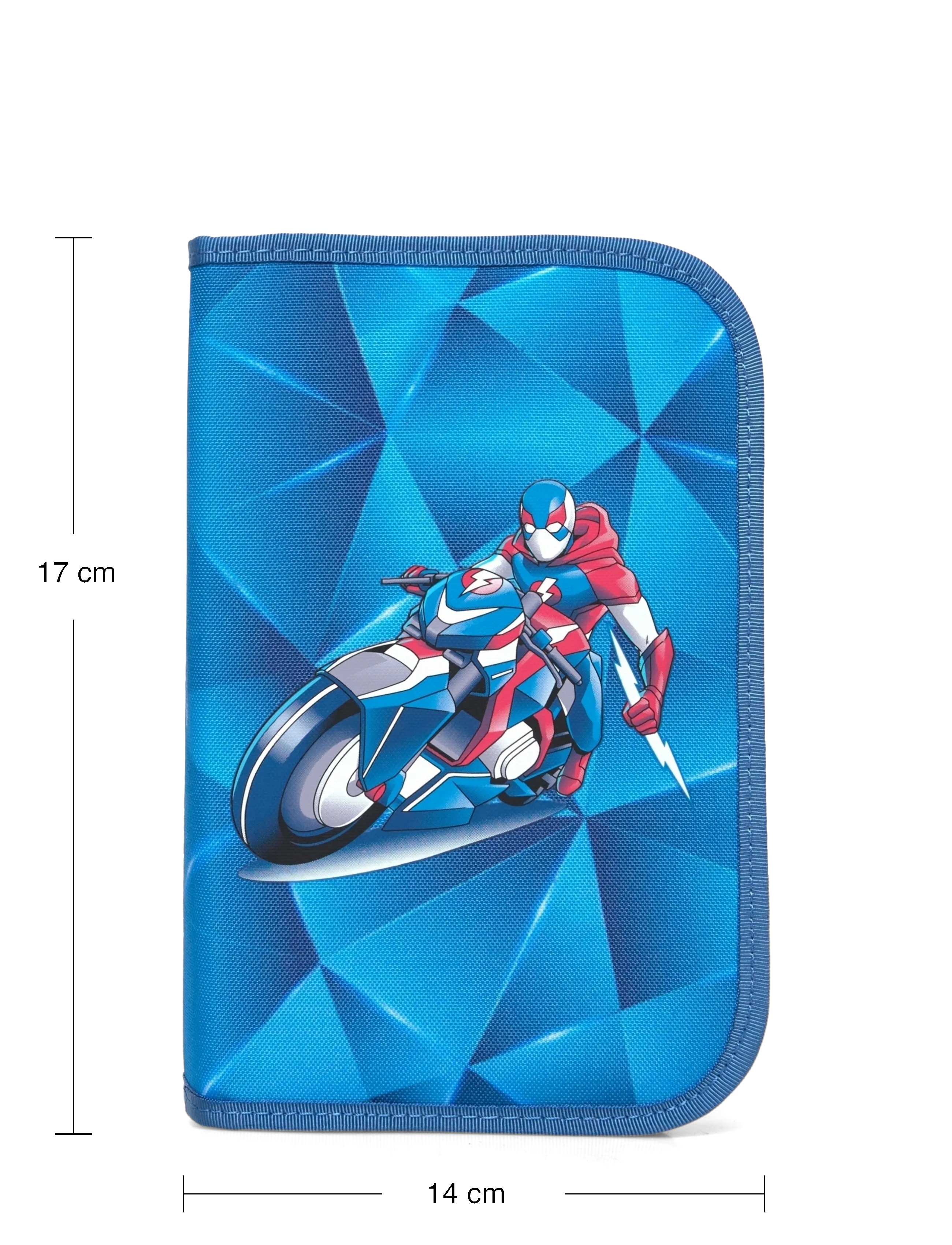 Beckmann Norway - Single section pencil case with content, Blue Lightning - federmäppchen - blue - 3