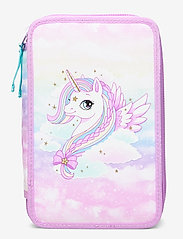 Beckmann of Norway - Three-section pencil case - Unicorn - pink - 0