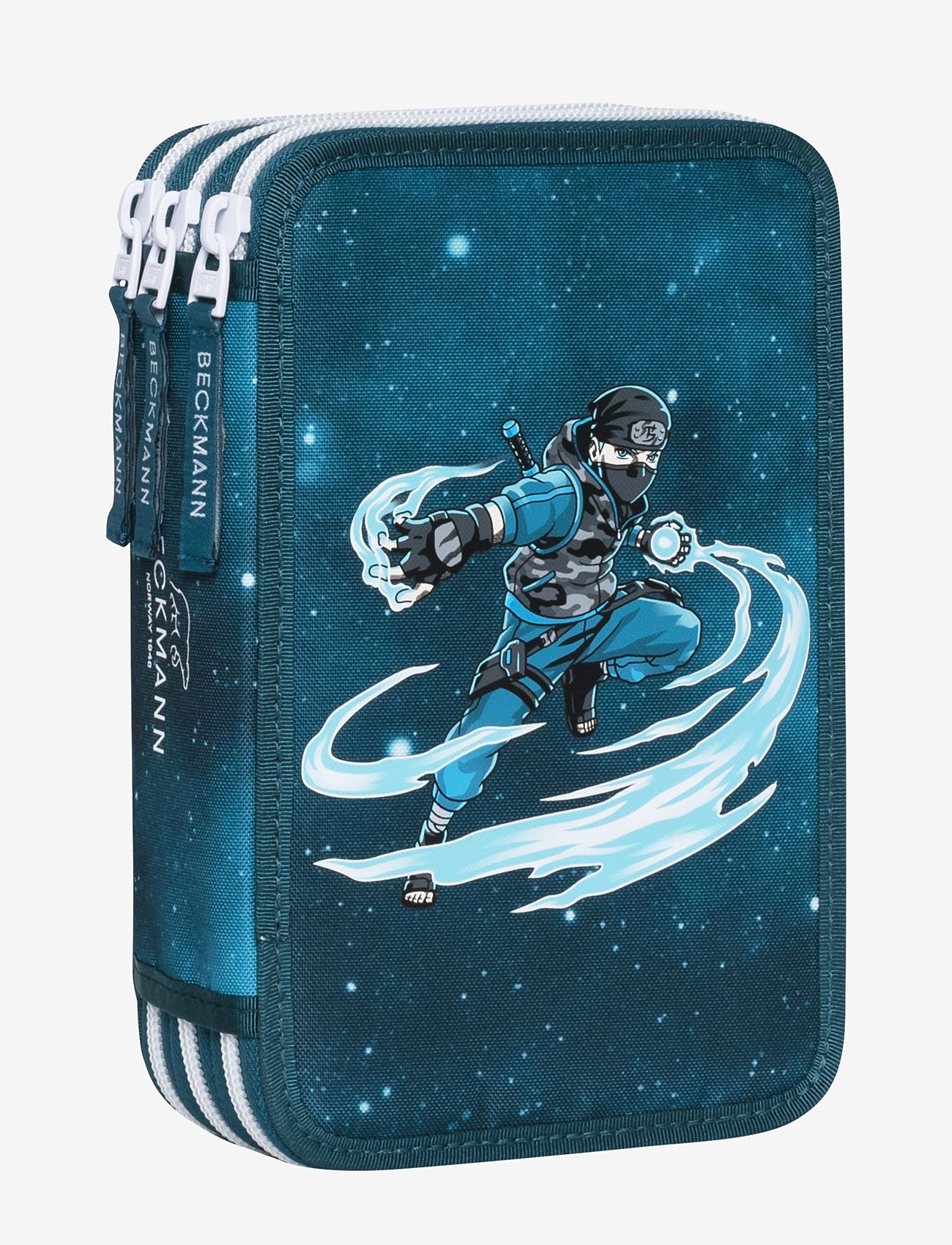 Beckmann Norway - Three-section pencil case - Ninja Master - federmäppchen - green - 0