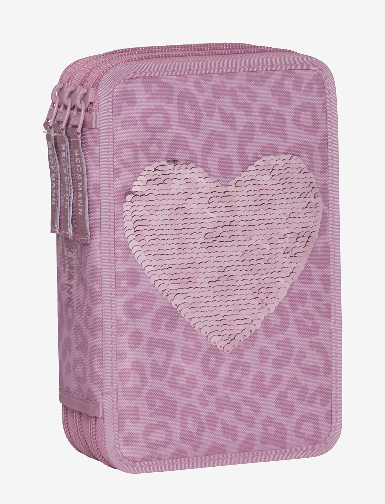 Beckmann Norway - Three-section pencil case - Furry - pink - 2