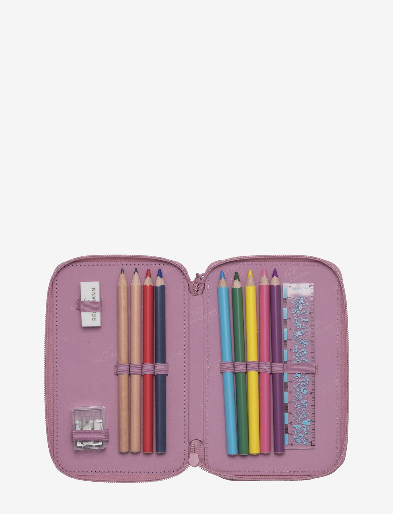 Beckmann Norway - Three-section pencil case - Furry - pink - 3