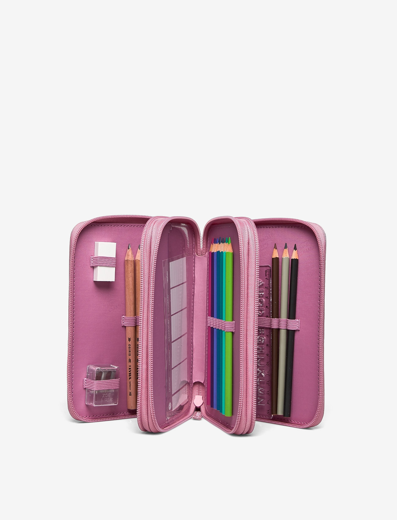 Beckmann Norway - Three-section pencil case - Furry - pink - 5
