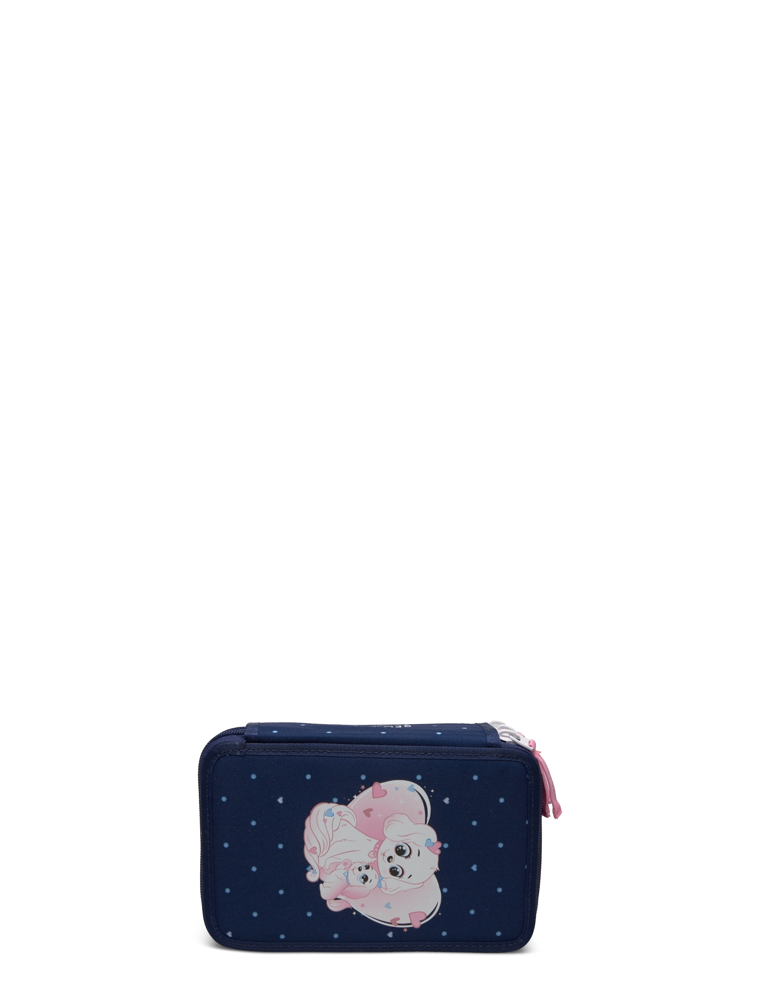 Beckmann Norway - Three-section pencil case - Pet Friends Blue - pennal - blue - 0