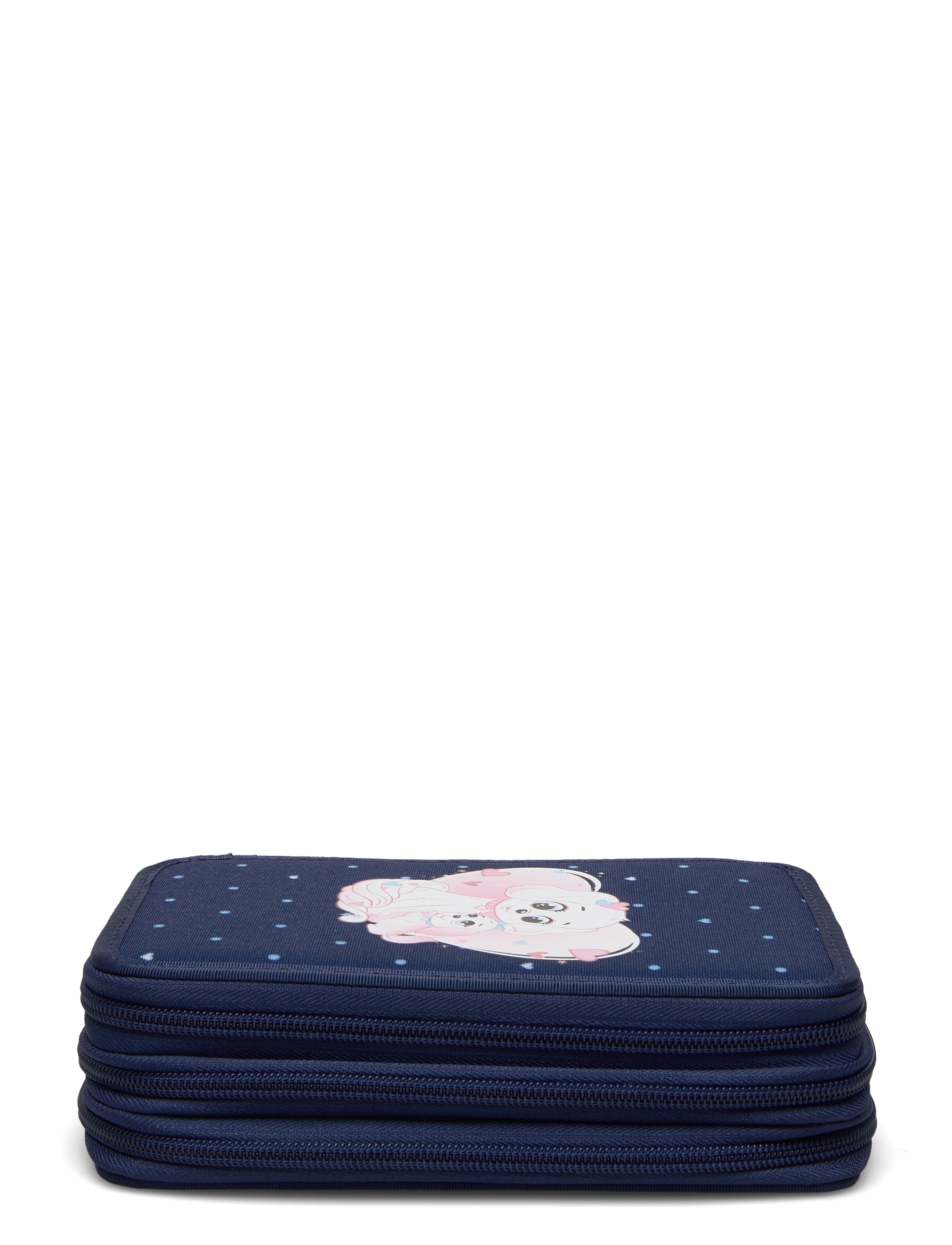 Beckmann Norway - Three-section pencil case - Pet Friends Blue - pennaveski - blue - 3