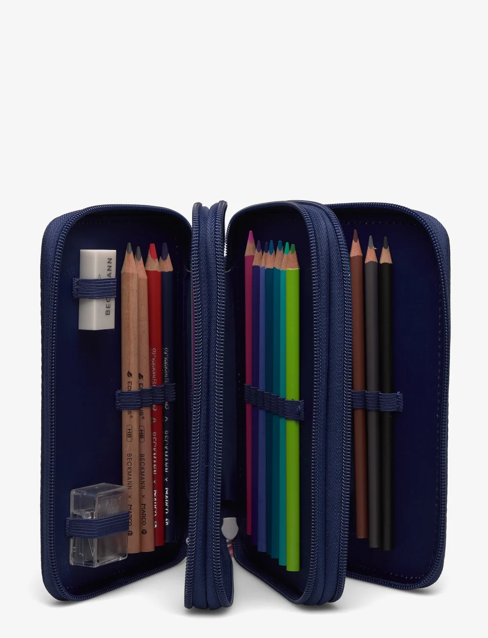 Beckmann Norway - Three-section pencil case - Pet Friends Blue - federmäppchen - blue - 4