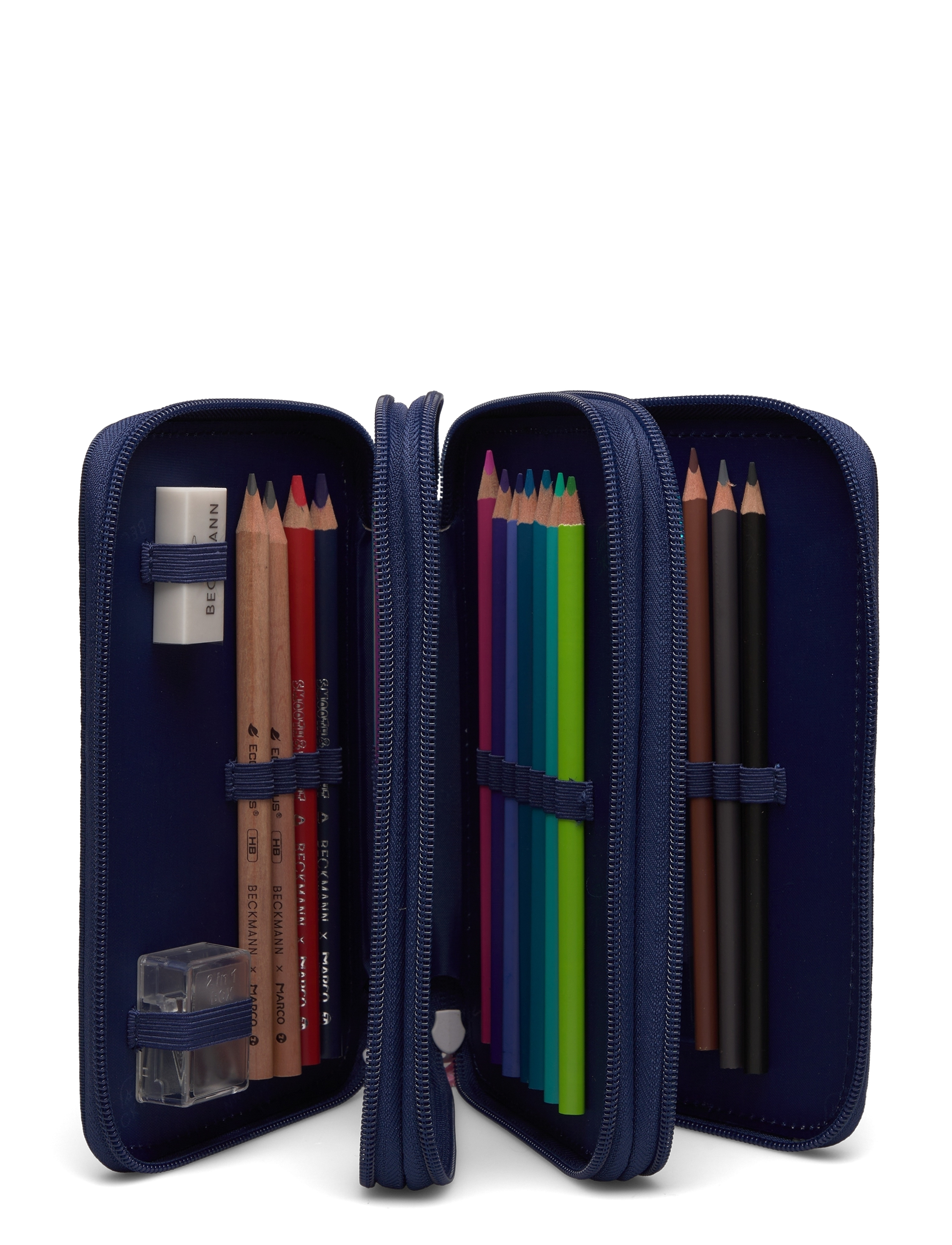 Beckmann Norway - Three-section pencil case - Pet Friends Blue - pennaveski - blue - 4
