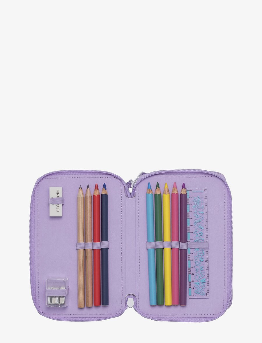 Beckmann Norway - Three section pencil case w/content - Candy - piórniki - candy - 1