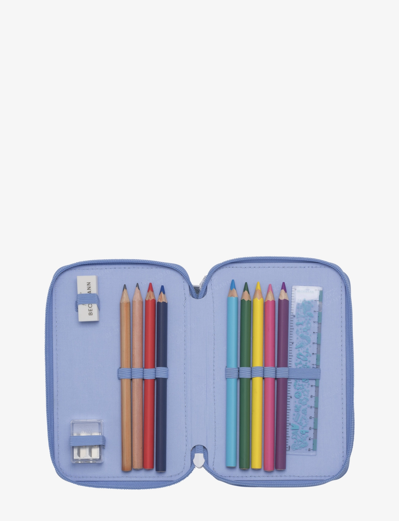 Beckmann Norway - Three section pencil case w/content - Unicorn Princess Ice B - Étuis à crayons - unicorn princess ice blue - 1