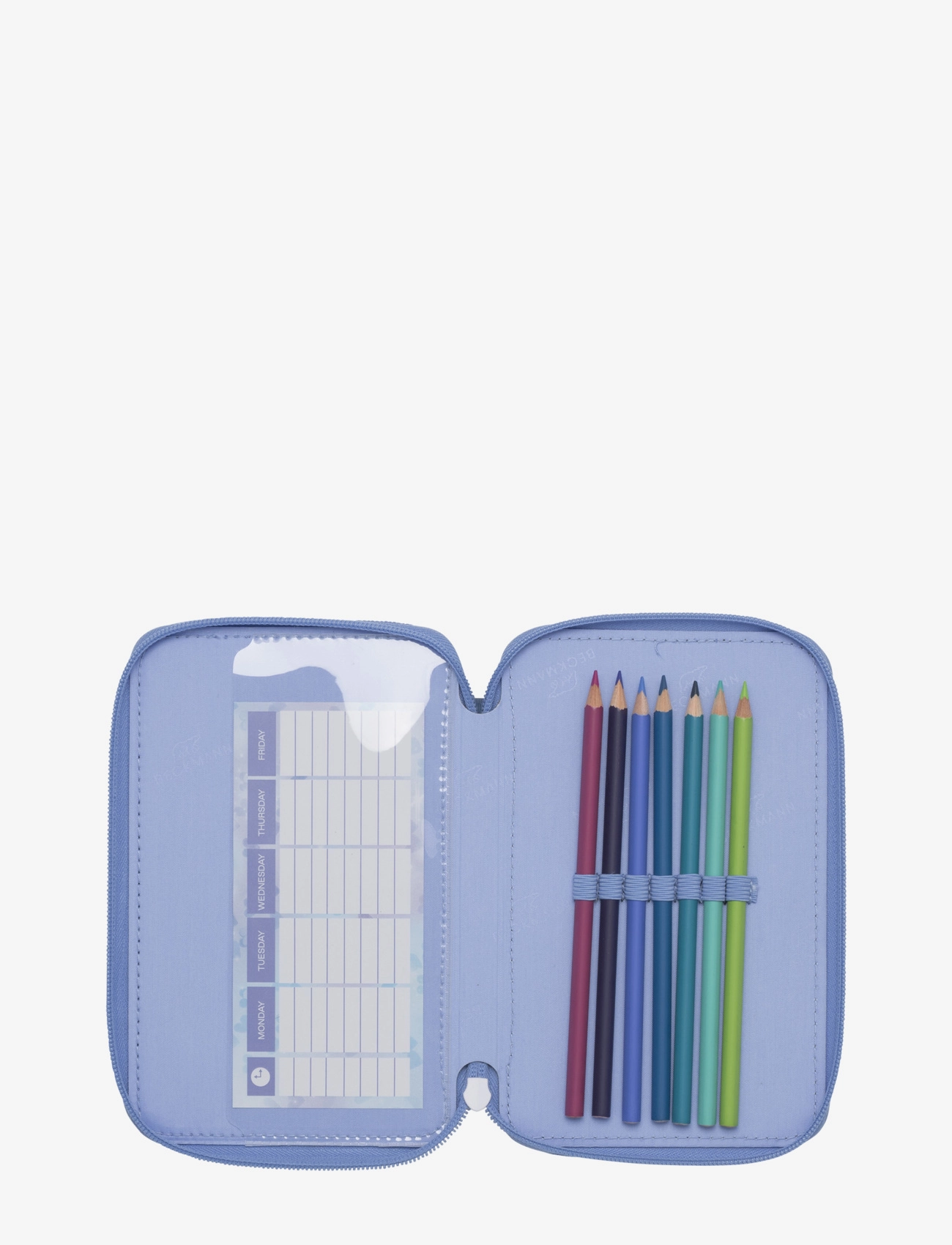 Beckmann Norway - Three section pencil case w/content - Unicorn Princess Ice B - Étuis à crayons - unicorn princess ice blue - 2