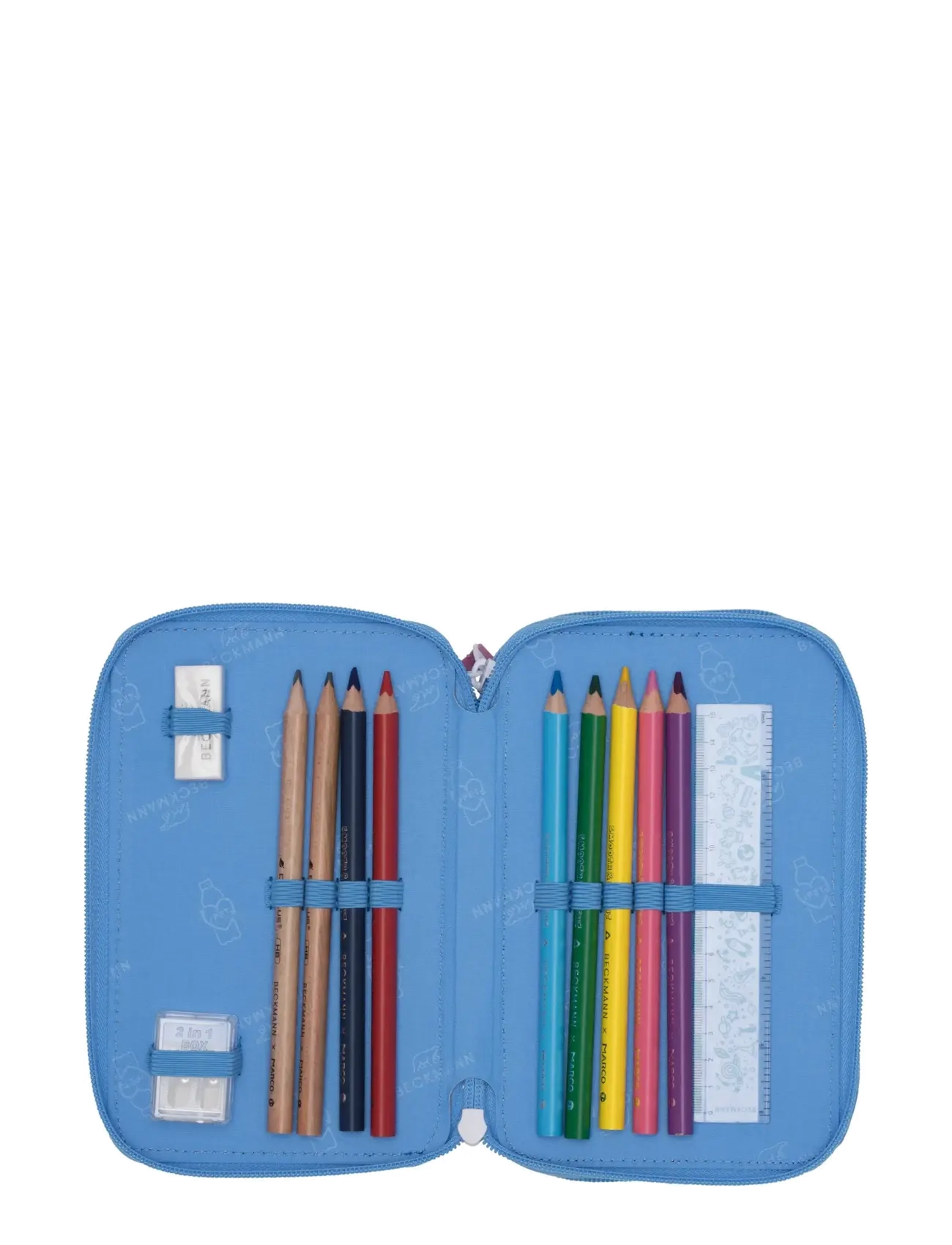 Beckmann Norway - Three section pencil case w/content, Fairytale - federmäppchen - fairytale - 1