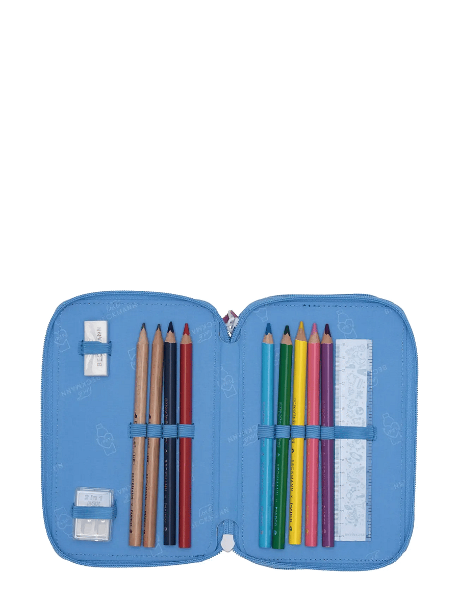 Beckmann Norway - Three section pencil case w/content, Fairytale - federmäppchen - fairytale - 1