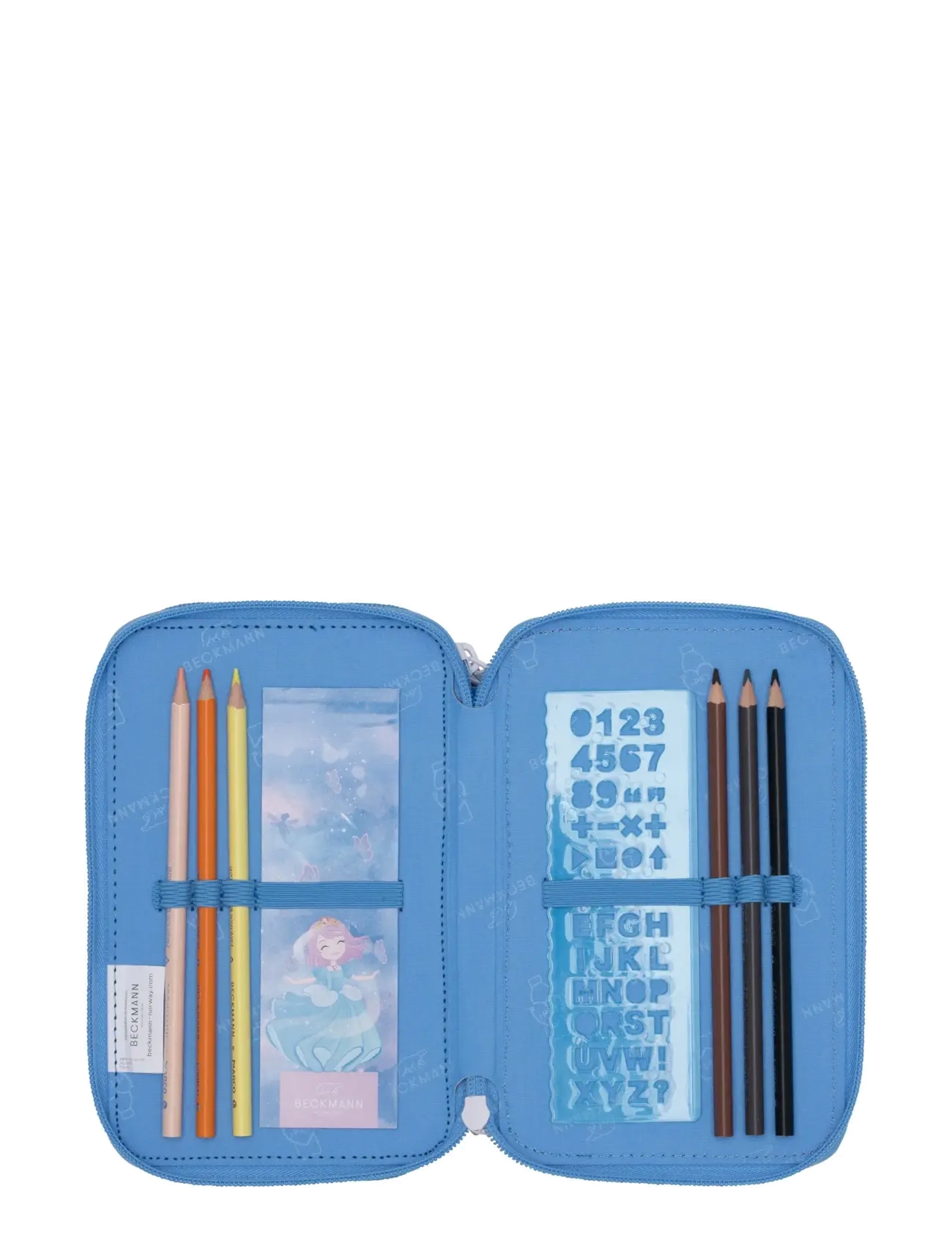 Beckmann Norway - Three section pencil case w/content, Fairytale - federmäppchen - fairytale - 3