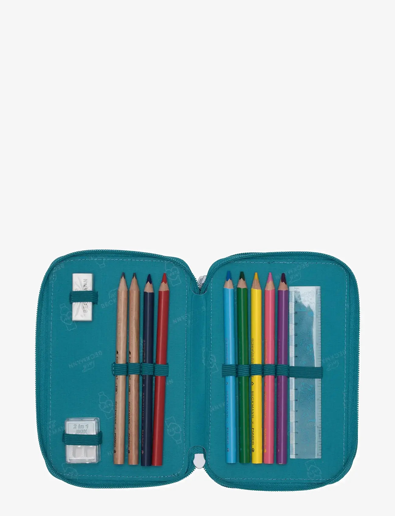 Beckmann Norway - Three section pencil case w/content, Racing - racing - 1