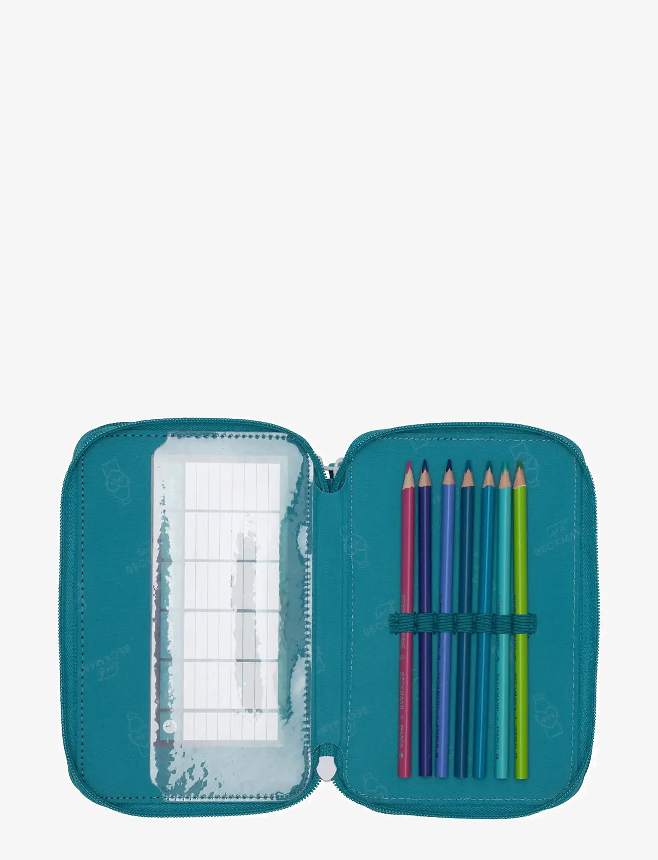 Beckmann Norway - Three section pencil case w/content, Racing - racing - 2