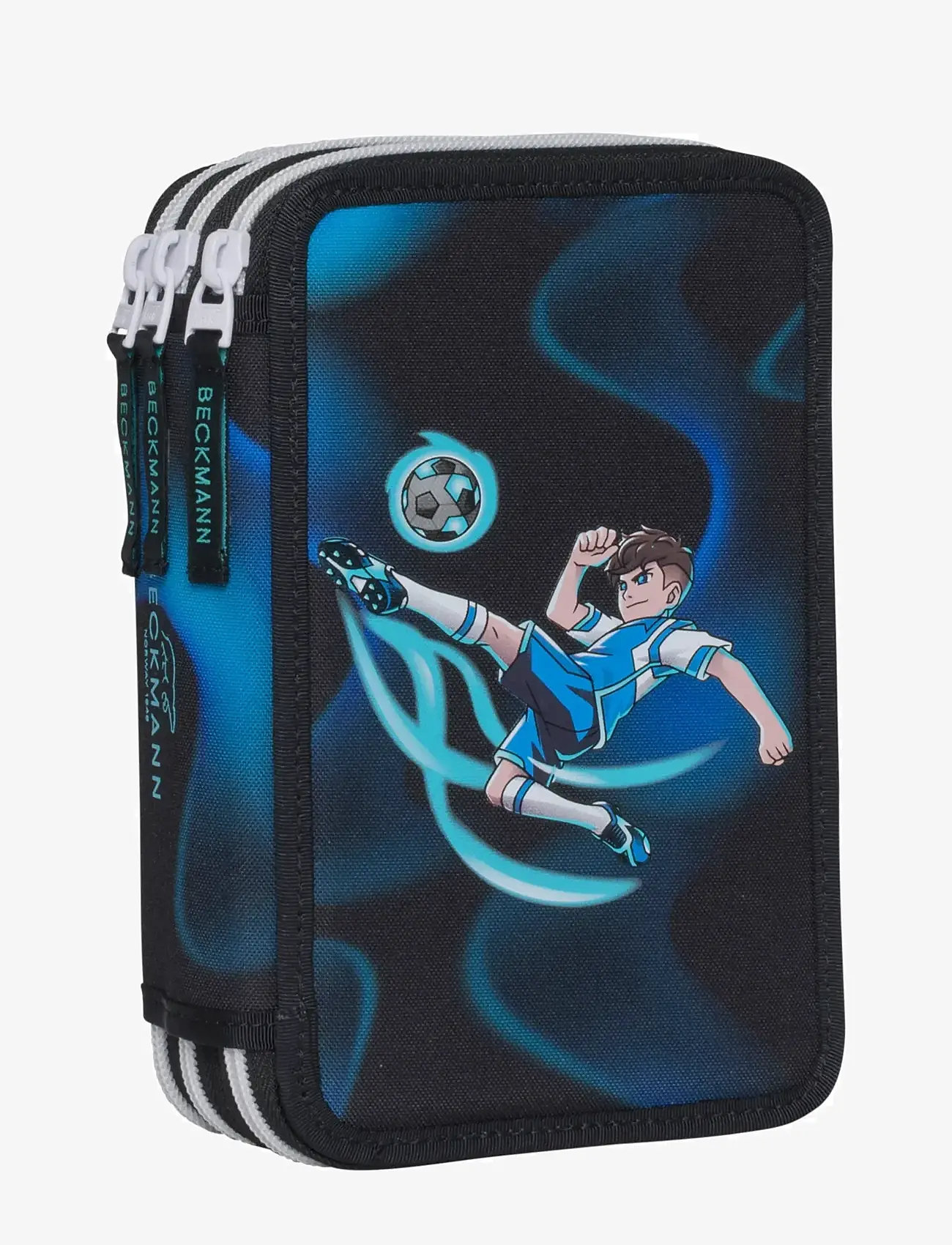 Beckmann Norway - Three section pencil case w/content, Magic League - pencil cases - magic league - 0