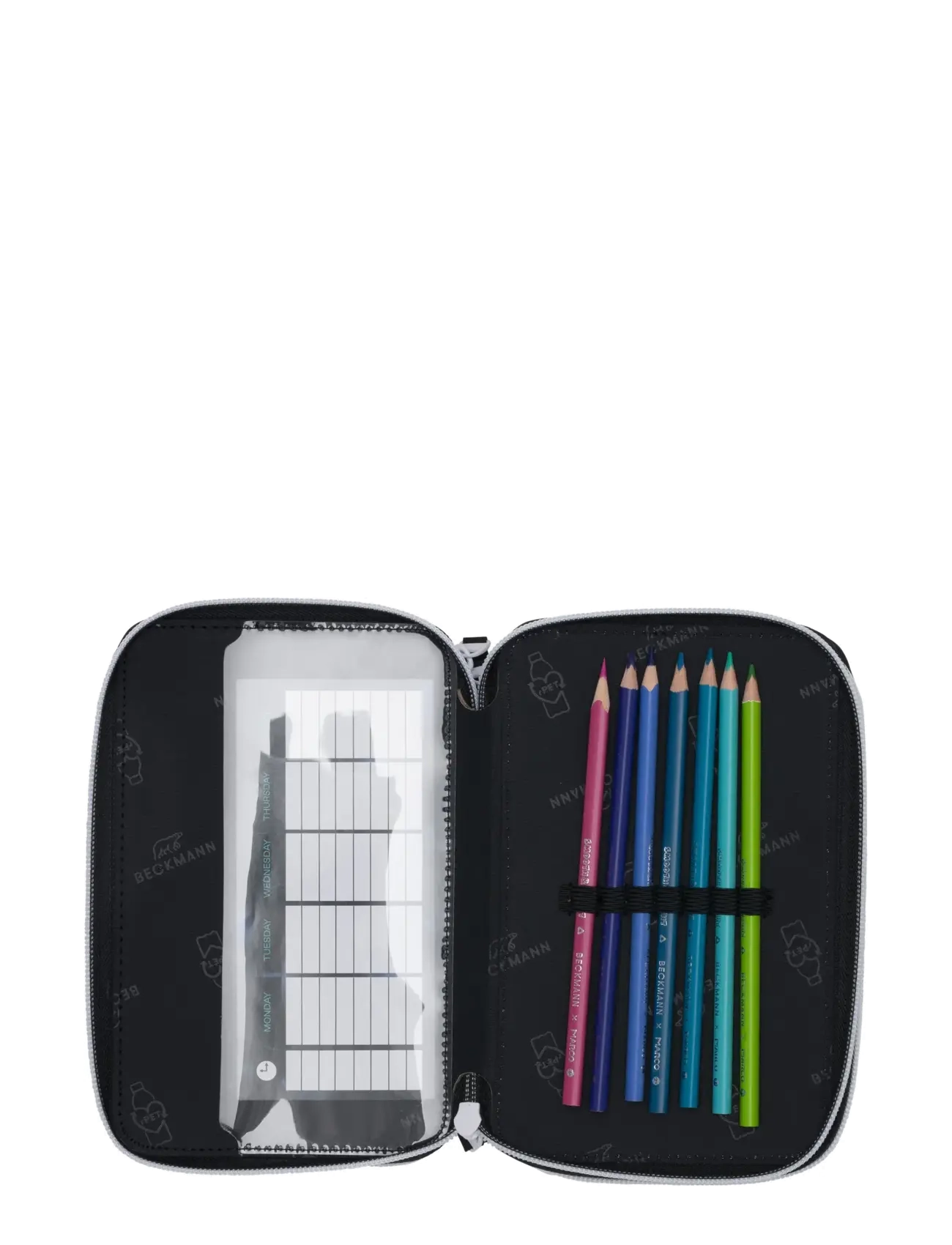 Beckmann Norway - Three section pencil case w/content, Magic League - pinalid - magic league - 2
