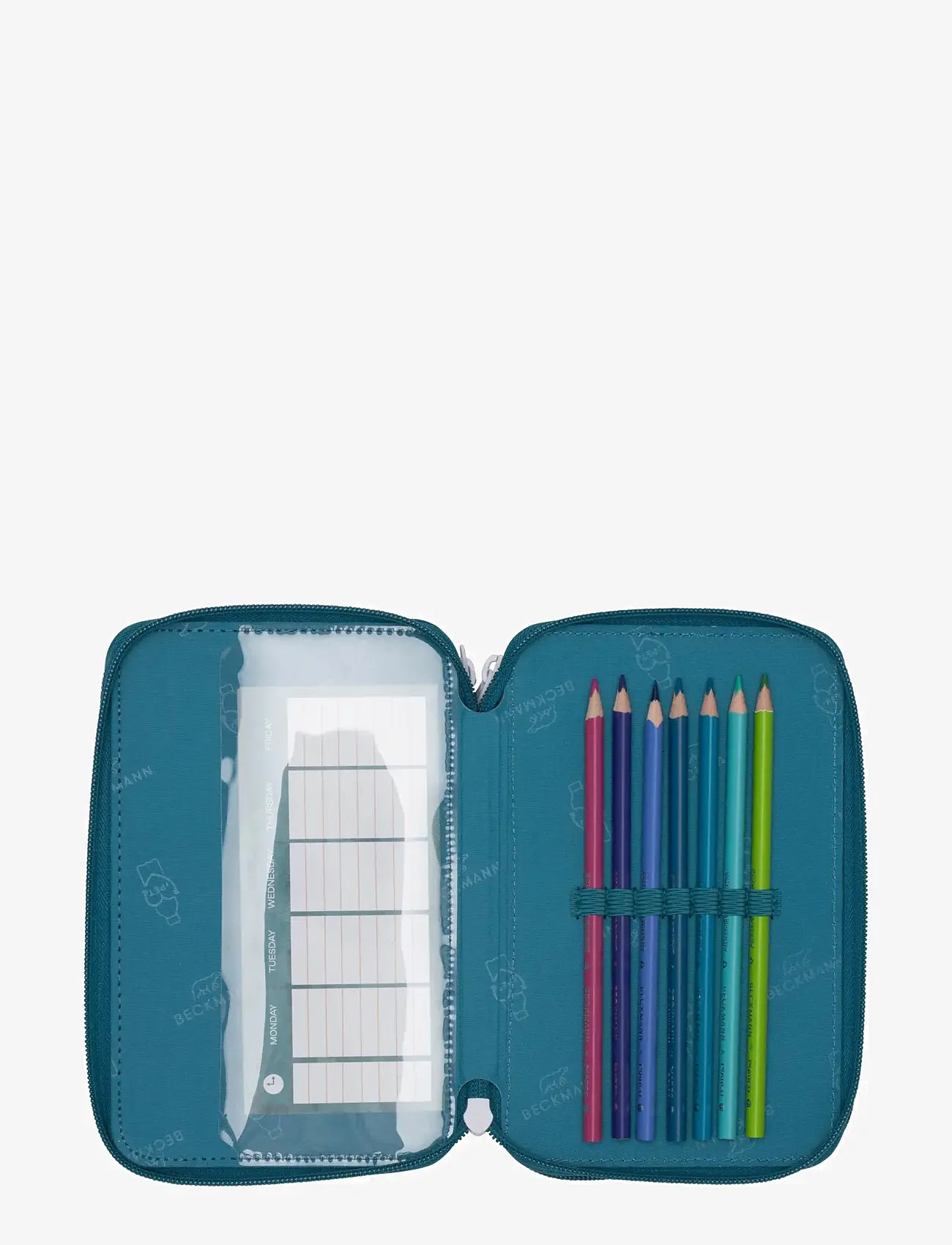 Beckmann Norway - Three section pencil case w/content, Jungle game - pencil cases - jungle game - 2