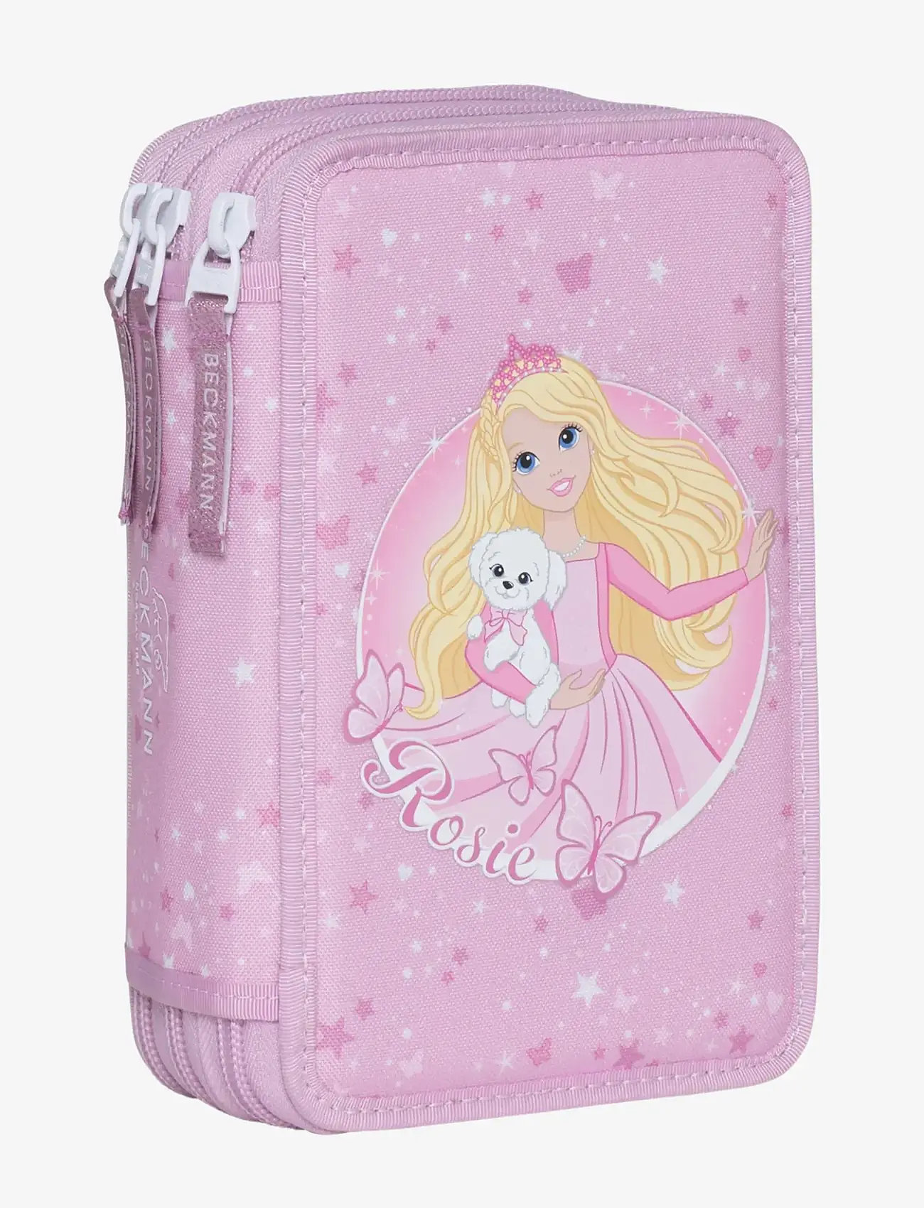 Beckmann Norway - Three section pencil case with content, Rosie - federmäppchen - pink - 0
