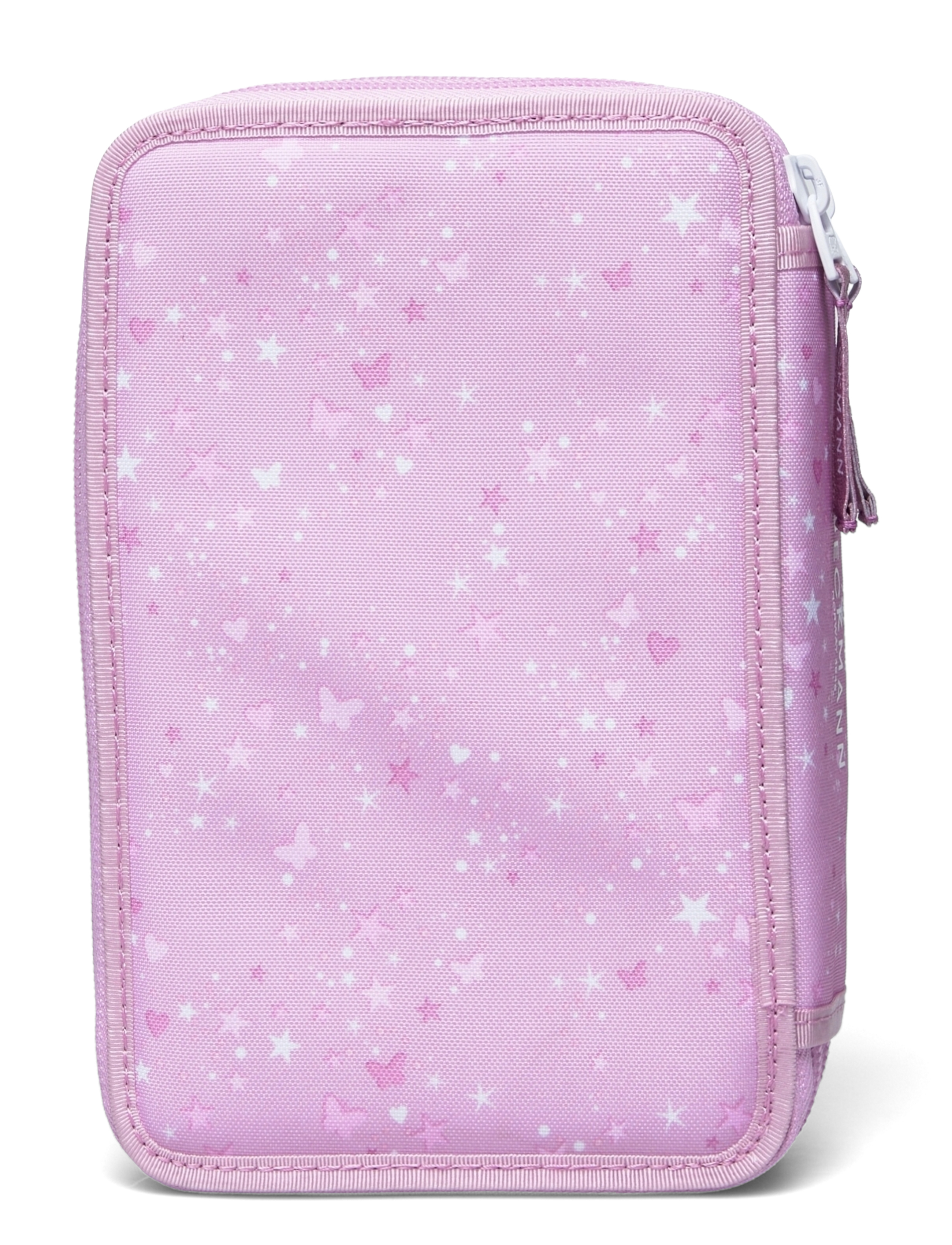 Beckmann Norway - Three section pencil case with content, Rosie - pink - 1