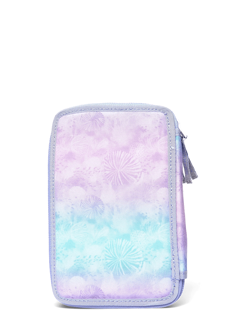 Beckmann Norway - Three section pencil case with content, Seashell - penalhuse - purple - 1