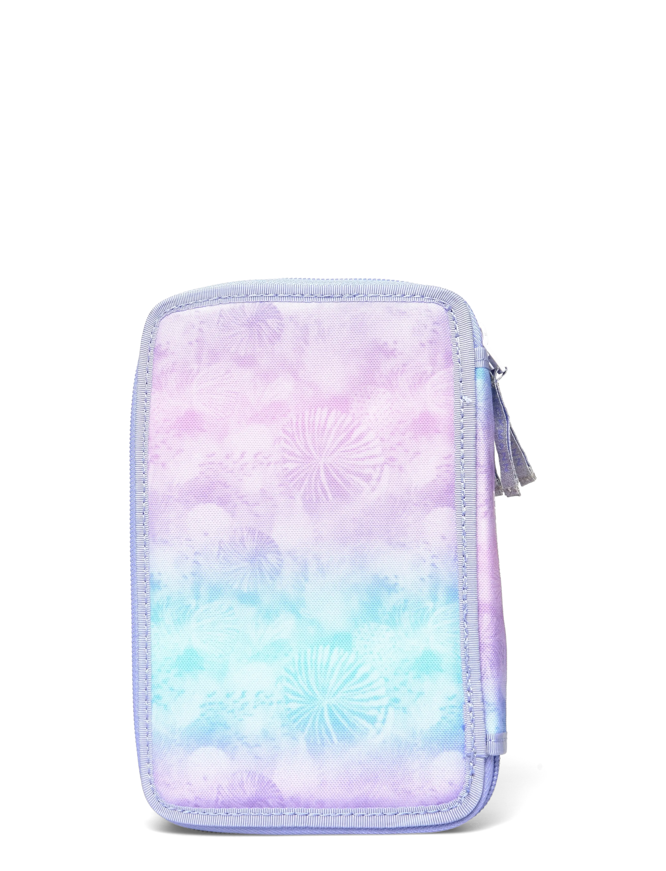 Beckmann Norway - Three section pencil case with content, Seashell - purple - 1