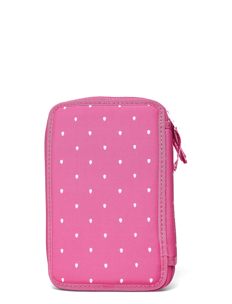 Beckmann Norway - Three section pencil case with content, Strawberry - penalhuse - pink - 1