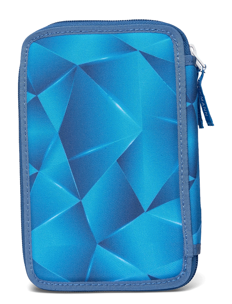 Beckmann Norway - Three section pencil case with content, Blue Lightning - federmäppchen - blue - 1