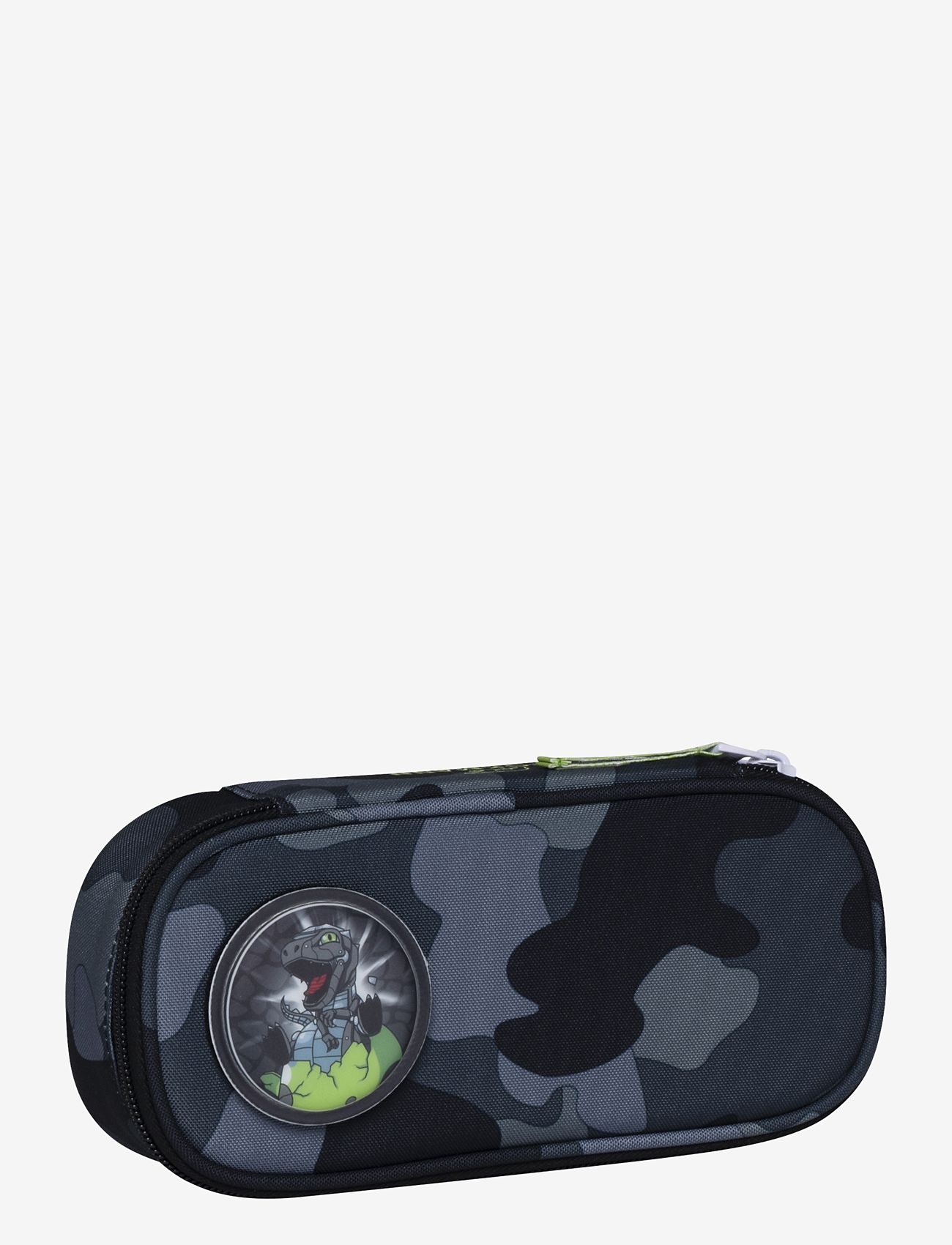 Beckmann Norway - Oval pencil case - Camo Rex - pennfodral - black - 0