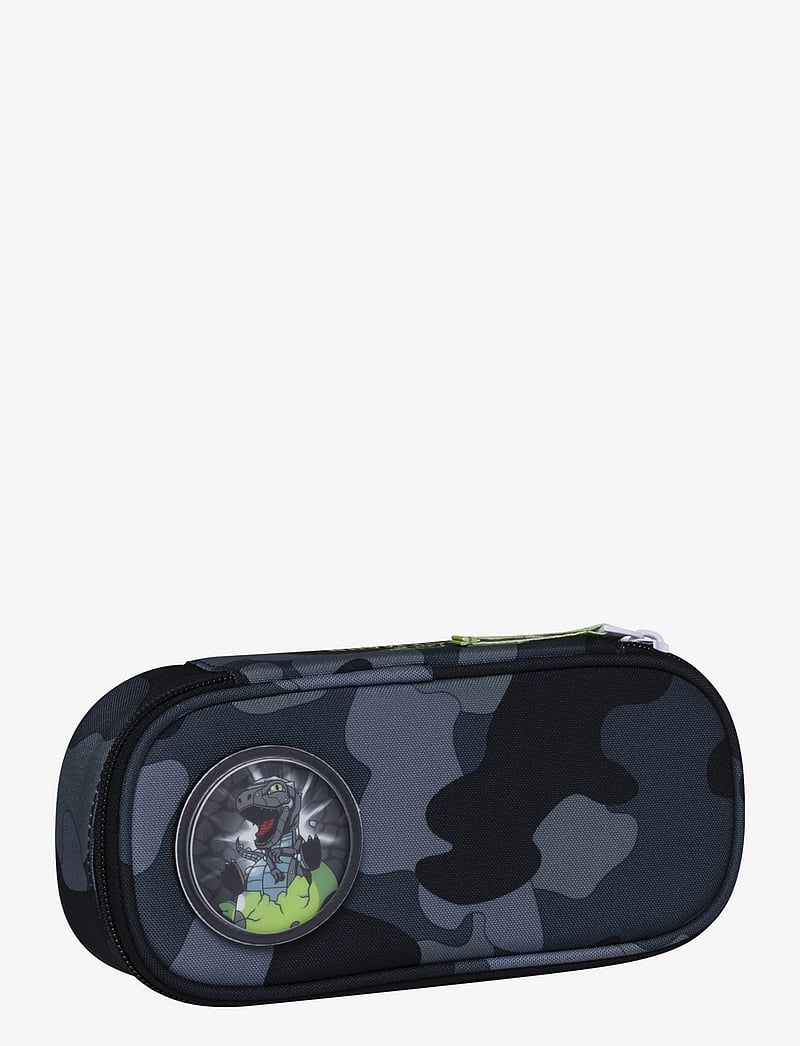 Beckmann Norway - Oval pencil case - Camo Rex - pennfodral - black - 0