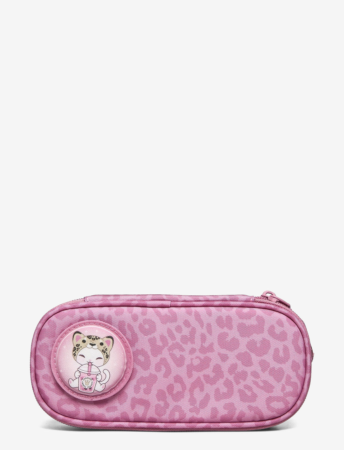 Beckmann Norway - Oval pencil case - Furry - pennaveski - pink - 0