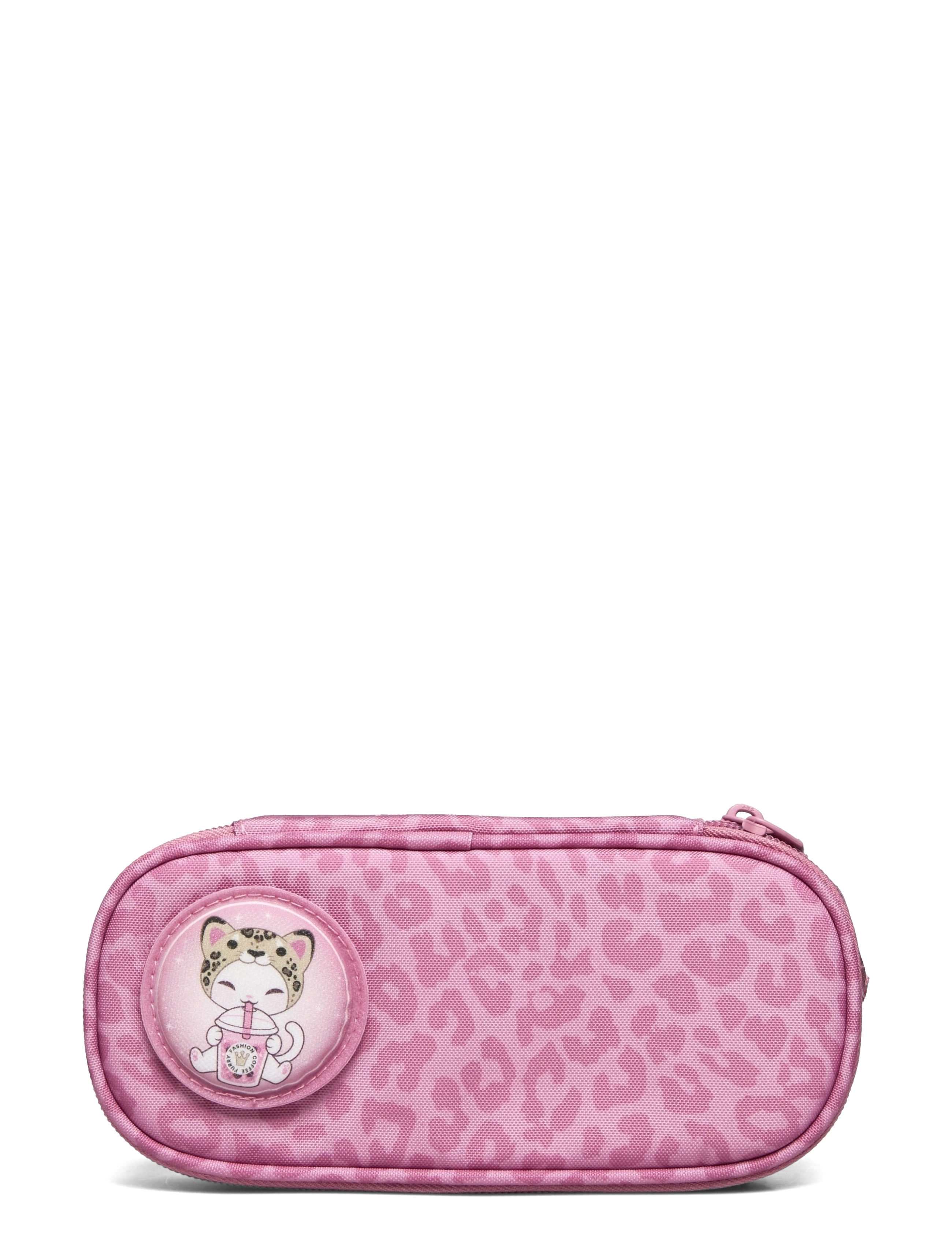 Beckmann Norway Oval pencil case - Furry - Kotid - PINK / pink/rose