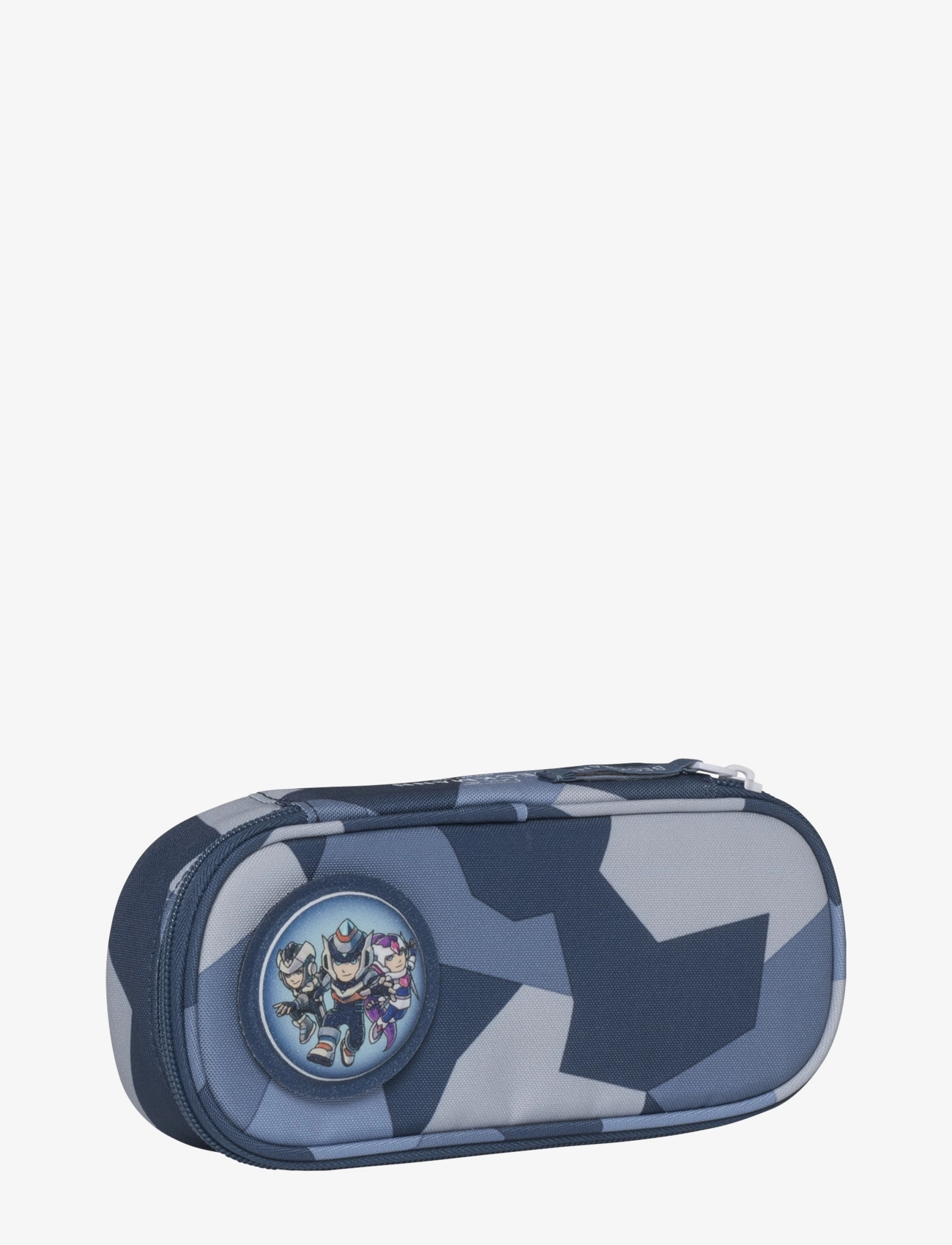 Beckmann Norway Oval Pencil Case, Tiger Race, Børn, Ovalt Penalhus, Blå, Str: 0.9 L
