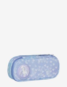 Oval pencil case - Unicorn Princess Ice Blue, Beckmann of Norway