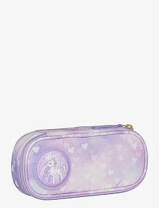 Oval pencil case, Unicorn Princess Purple, Beckmann of Norway