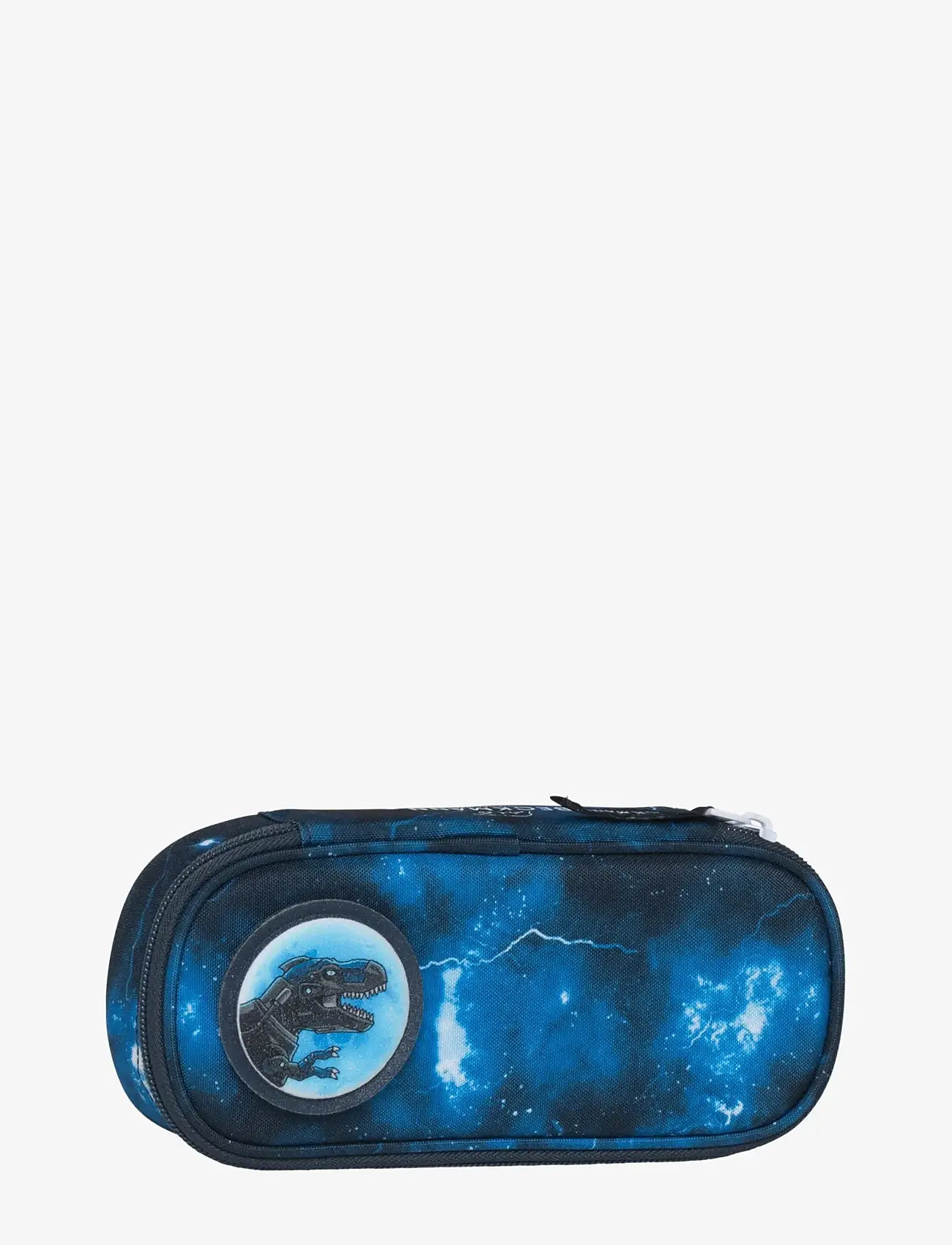 Beckmann Norway - Oval pencil case, Tech Rex - pencil cases - black - 0