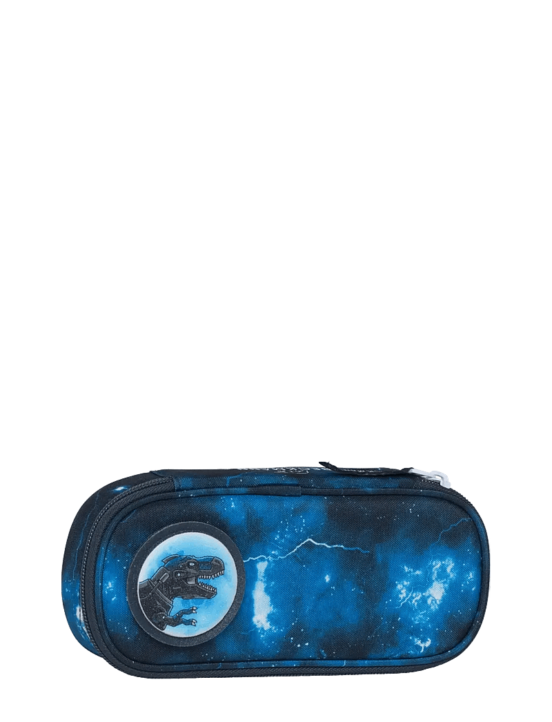 Beckmann Norway - Oval pencil case, Tech Rex - pencil cases - black - 0