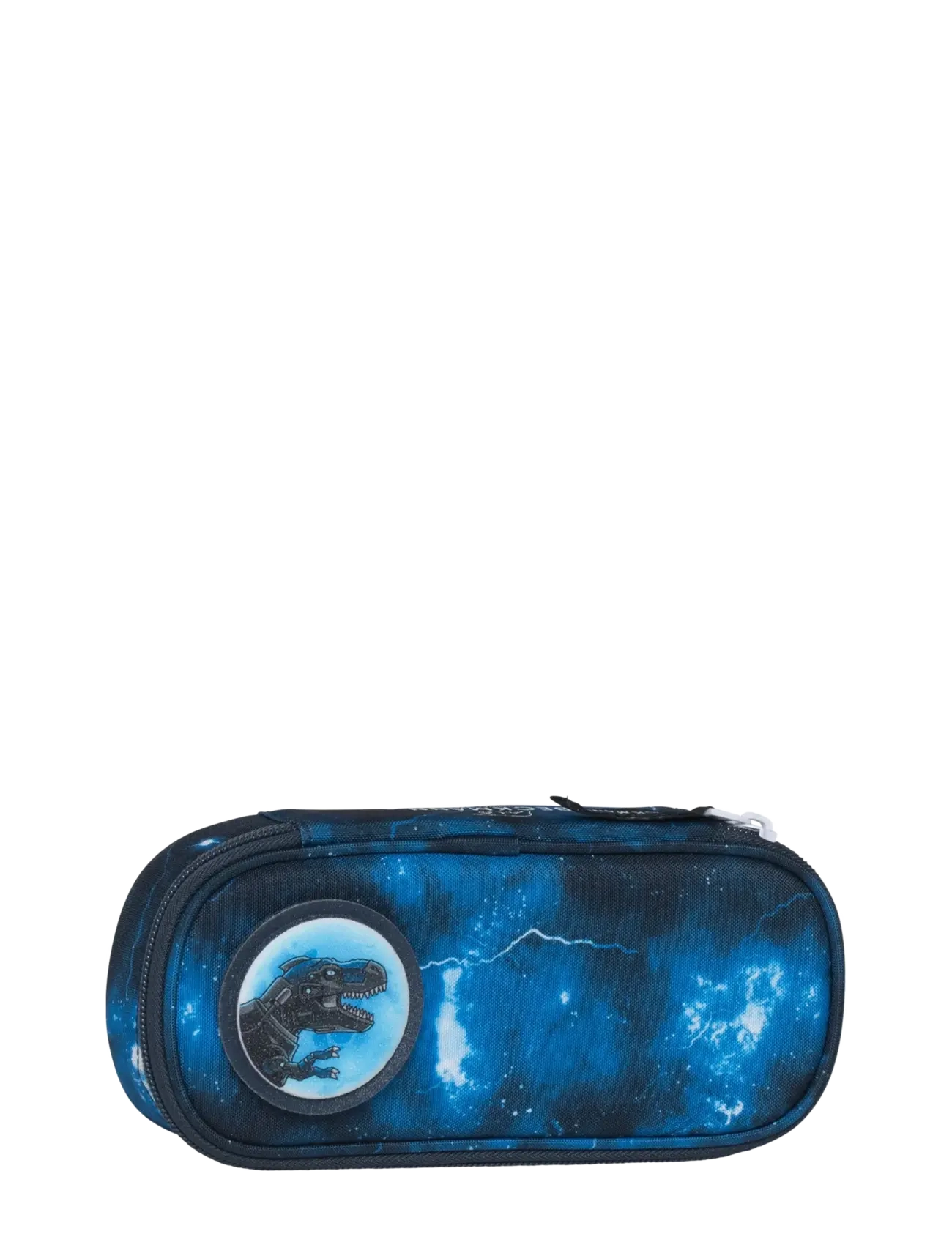 Beckmann Norway Oval pencil case, Tech Rex - Väskor - BLACK / blue