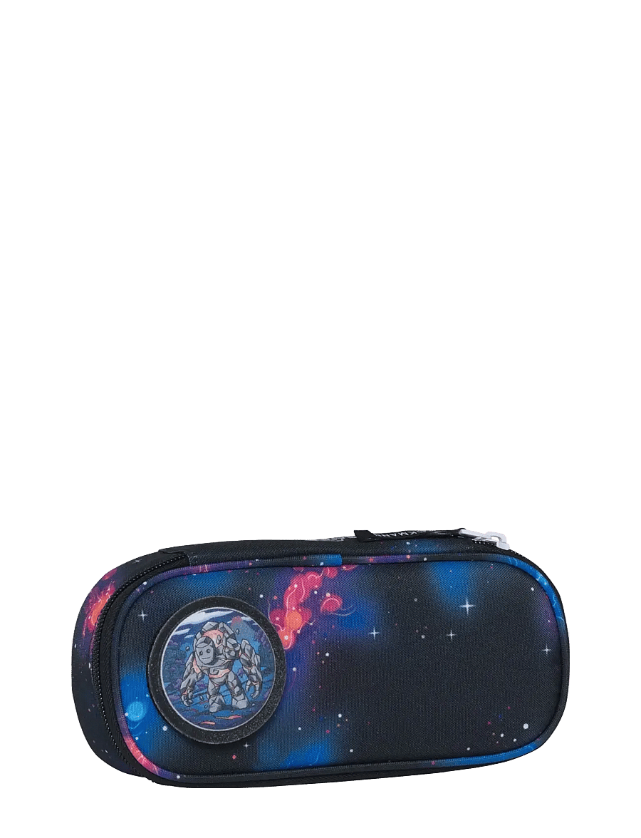 Beckmann Norway - Oval pencil case, Ninja Elements - pennfodral - black - 0