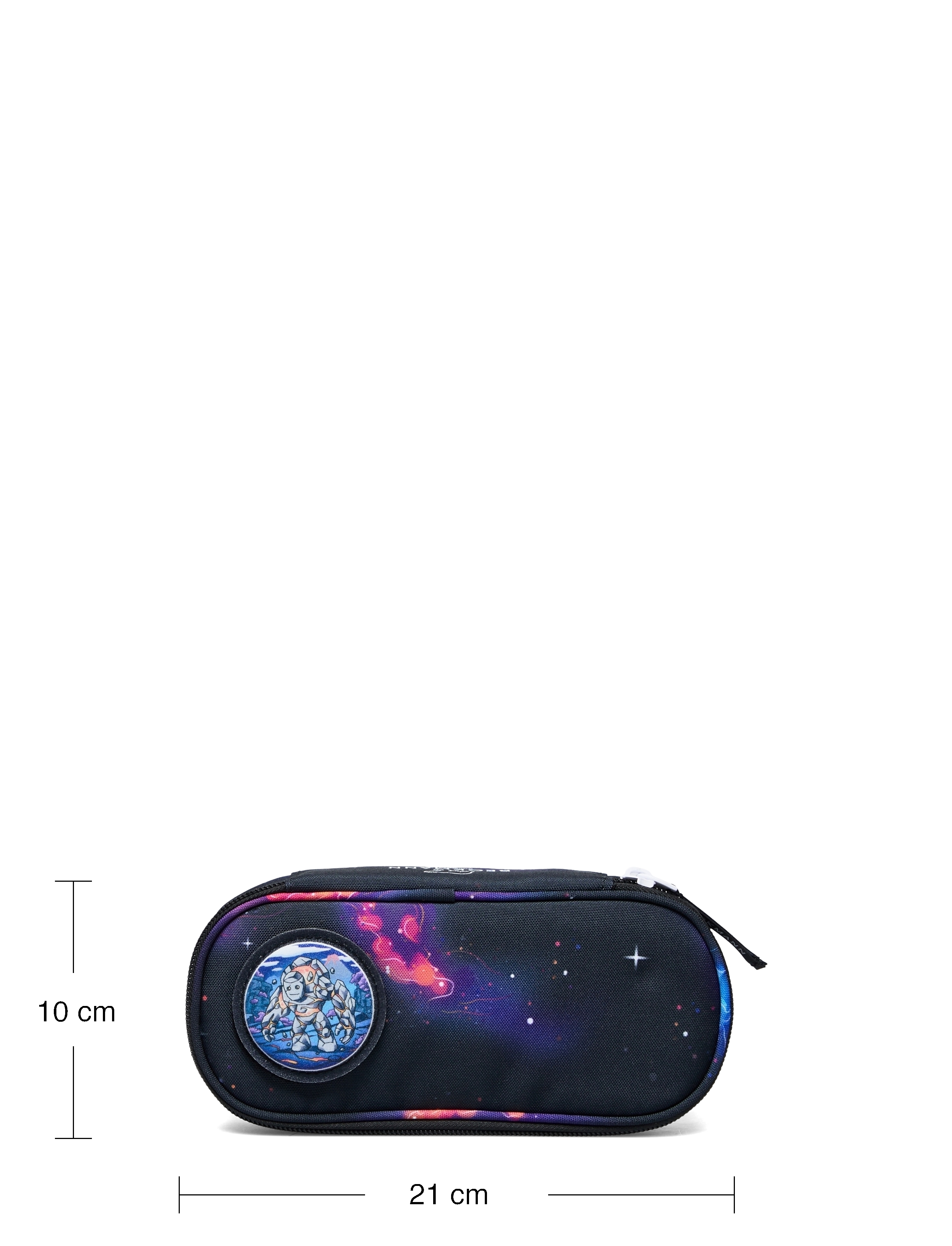 Beckmann Norway - Oval pencil case, Ninja Elements - pennfodral - black - 5