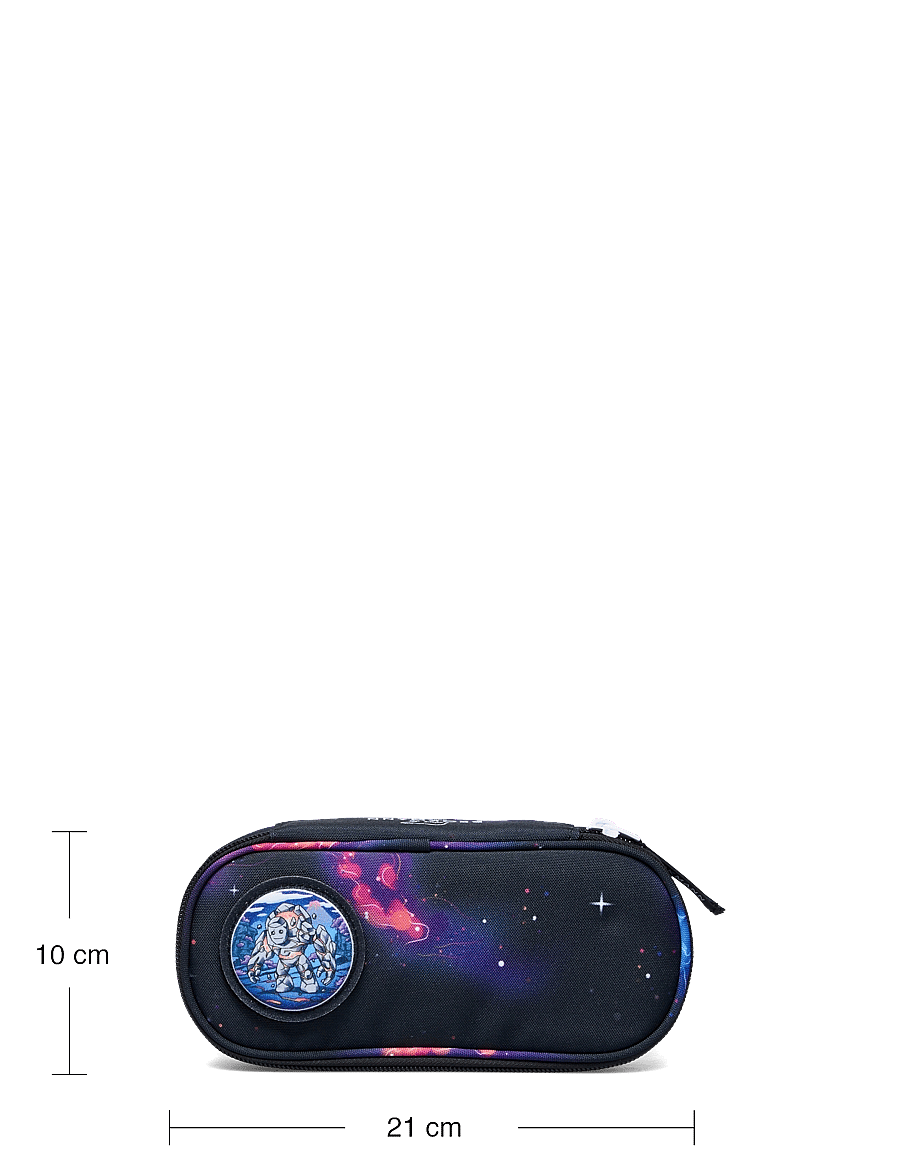 Beckmann Norway - Oval pencil case, Ninja Elements - pennfodral - black - 5
