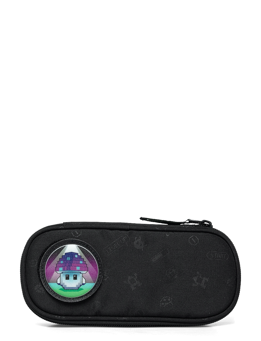 Beckmann Norway - Oval pencil case, Pixel - pencil cases - black - 0
