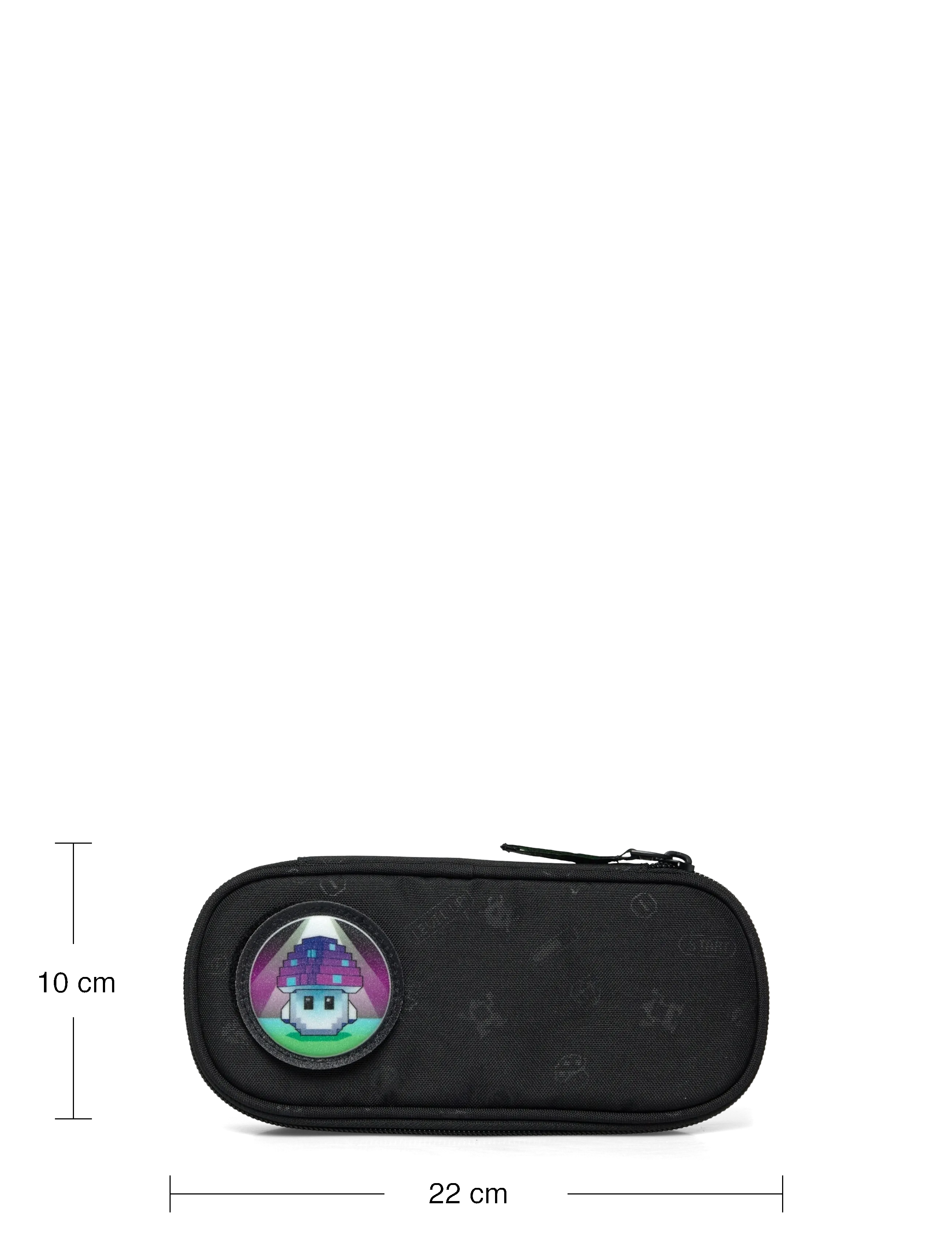 Beckmann Norway - Oval pencil case, Pixel - pencil cases - black - 3