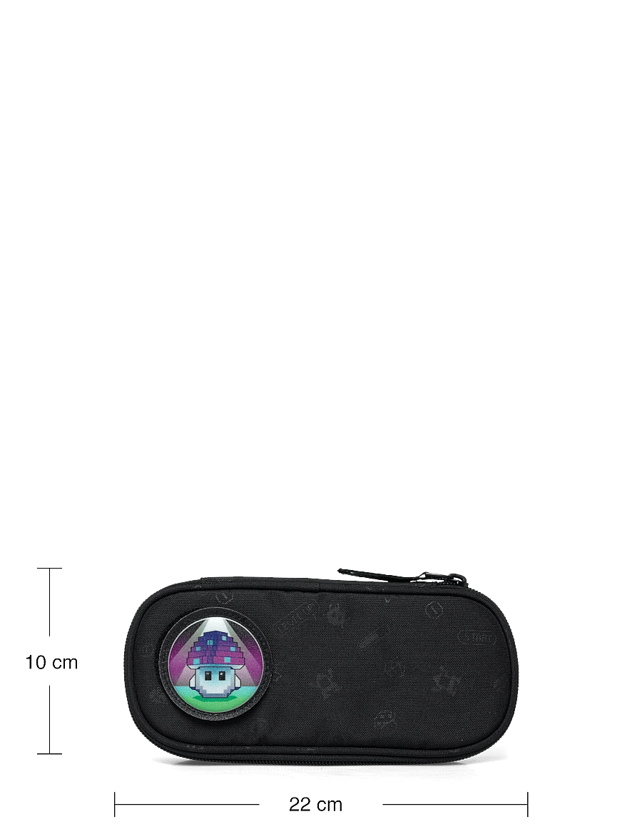 Beckmann Norway - Oval pencil case, Pixel - pencil cases - black - 3