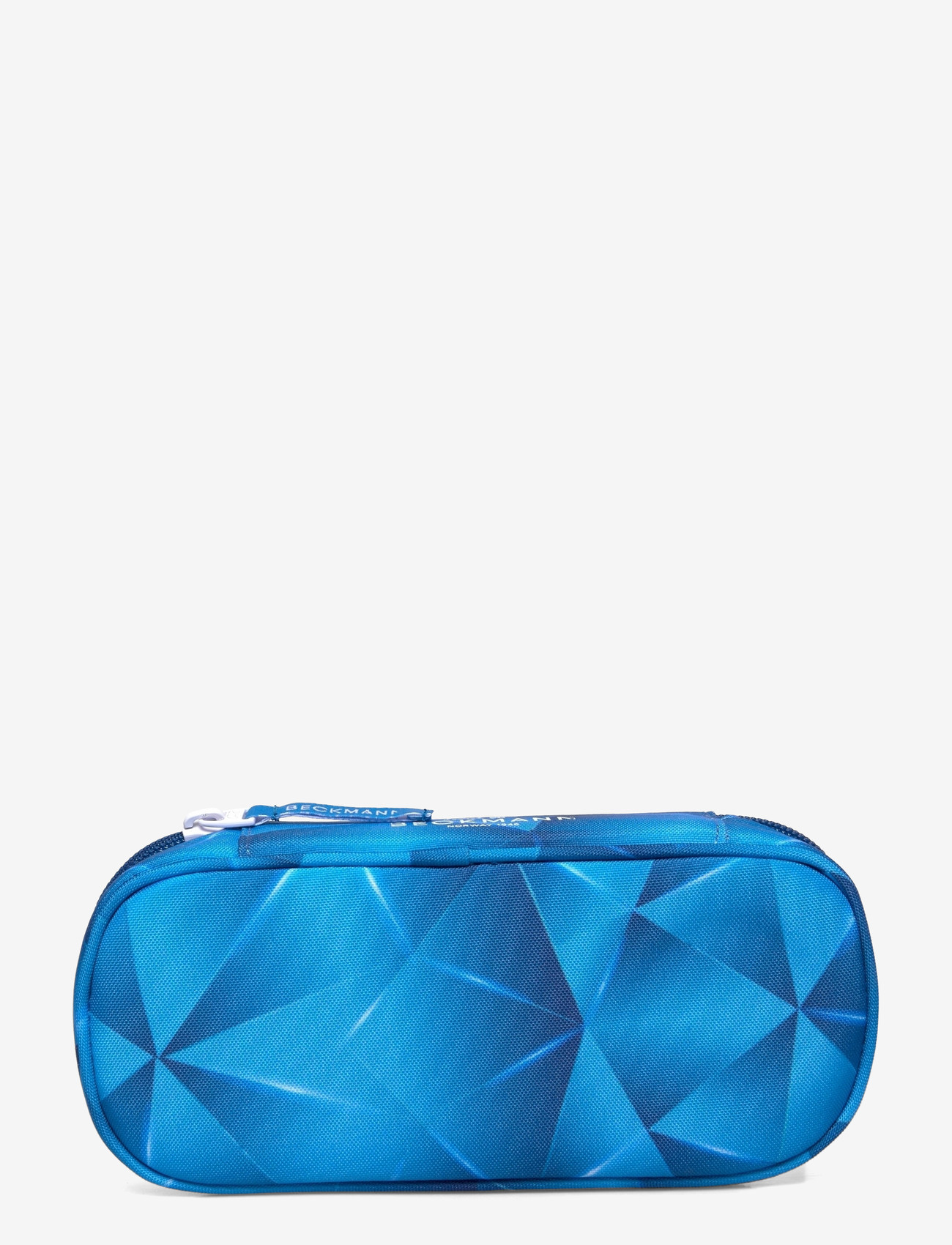 Beckmann Norway - Oval pencil case, Blue Lightning - pinalid - blue - 1