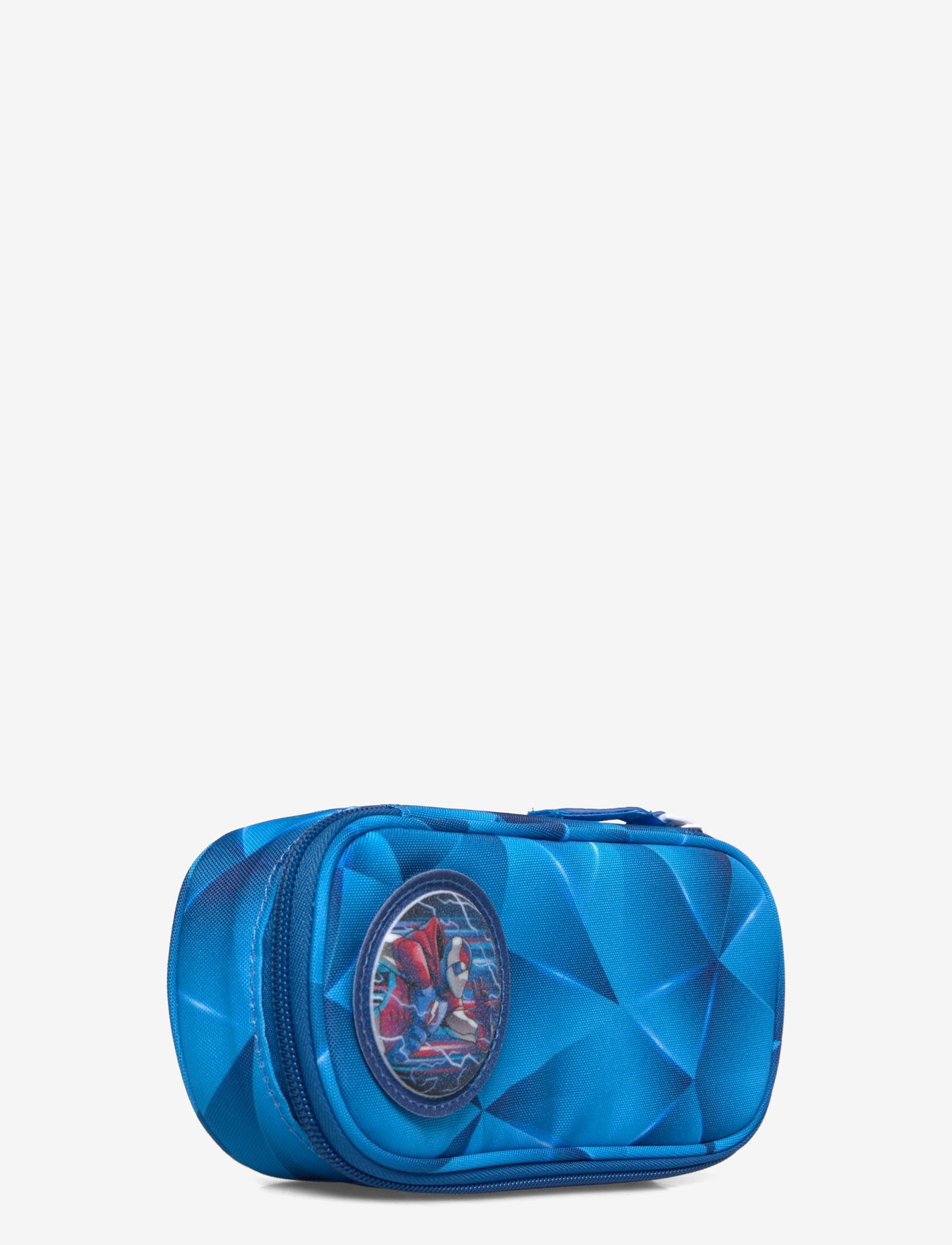 Beckmann Norway - Oval pencil case, Blue Lightning - pinalid - blue - 2