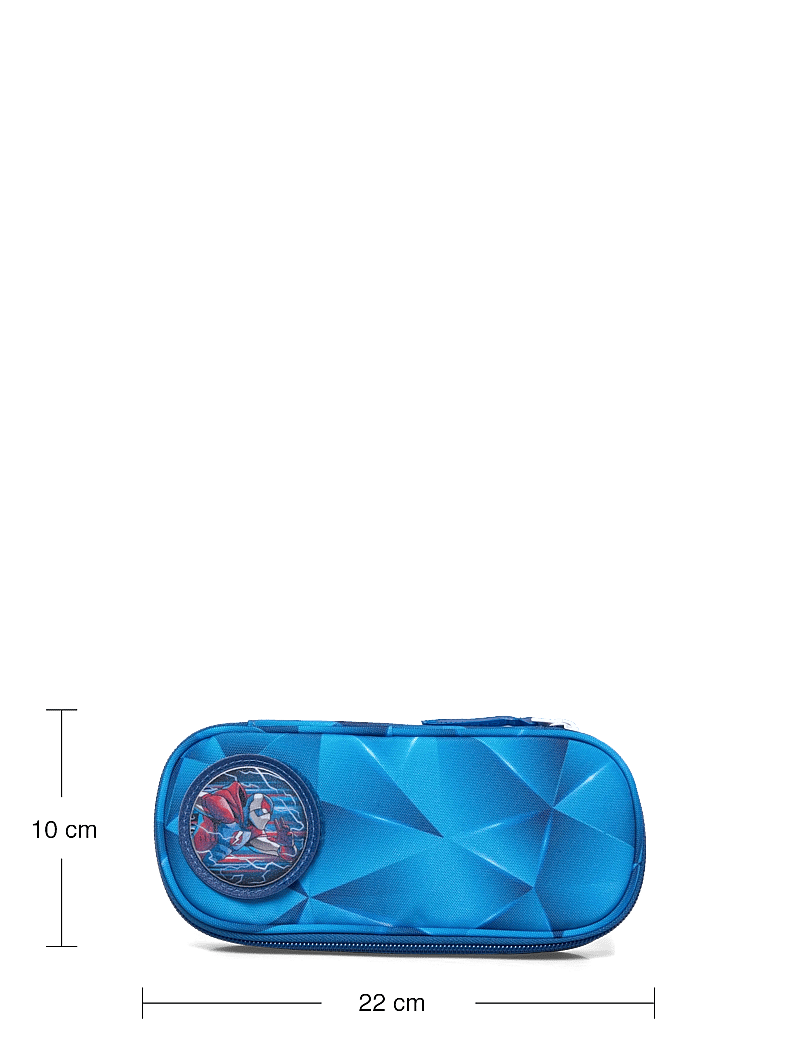 Beckmann Norway - Oval pencil case, Blue Lightning - penaalit - blue - 3